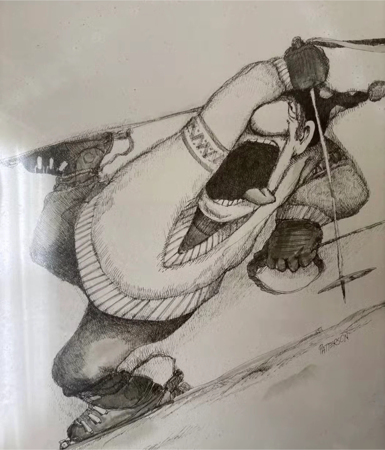 Framed Ski Art "The Moguls" by Patterson - photo 2