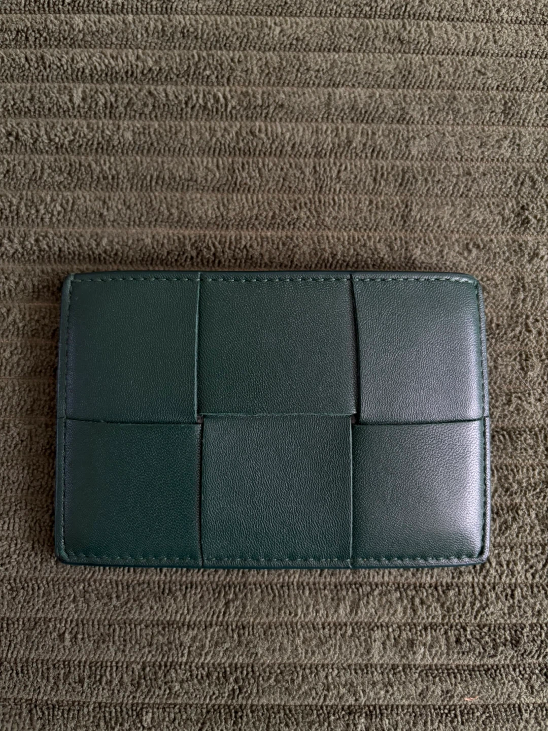 Bottega Veneta Green Card Holder