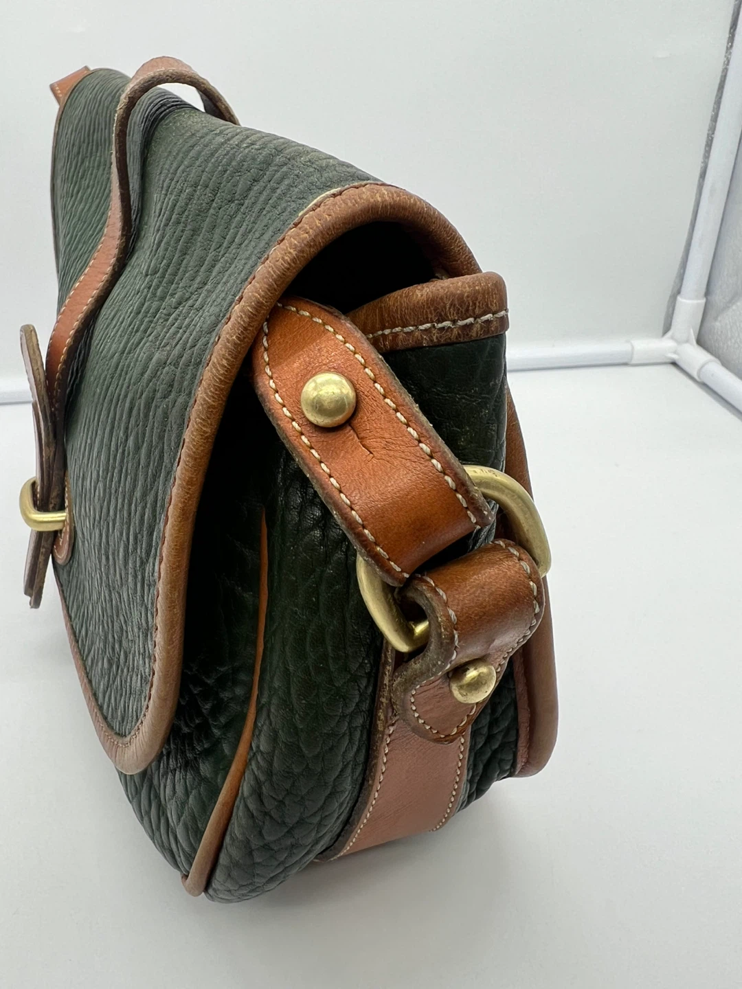 DOONEY & BOURKE VINTAGE AWL Green British Tan Crossbody Bag - photo 3