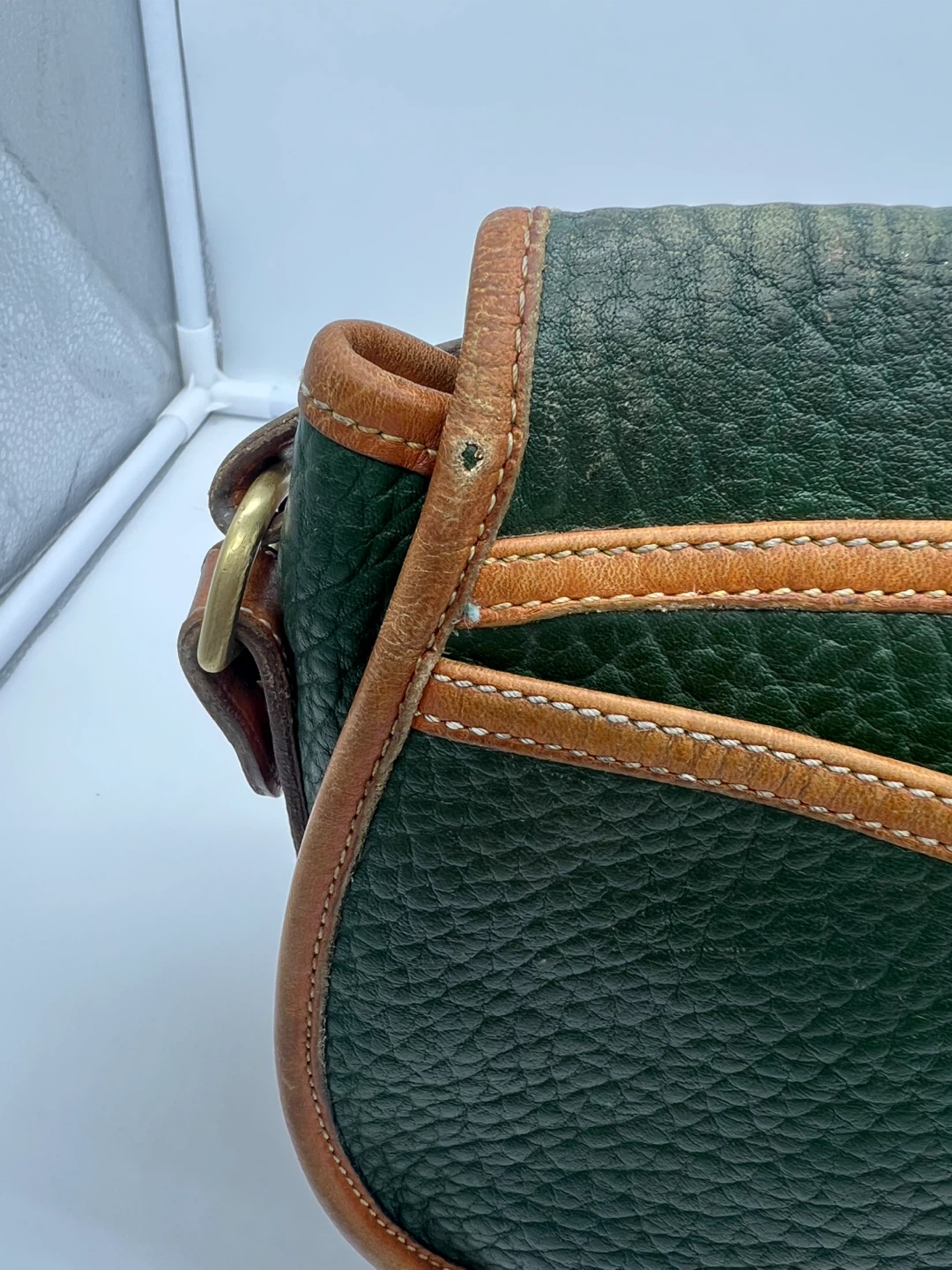 DOONEY & BOURKE VINTAGE AWL Green British Tan Crossbody Bag - photo 5