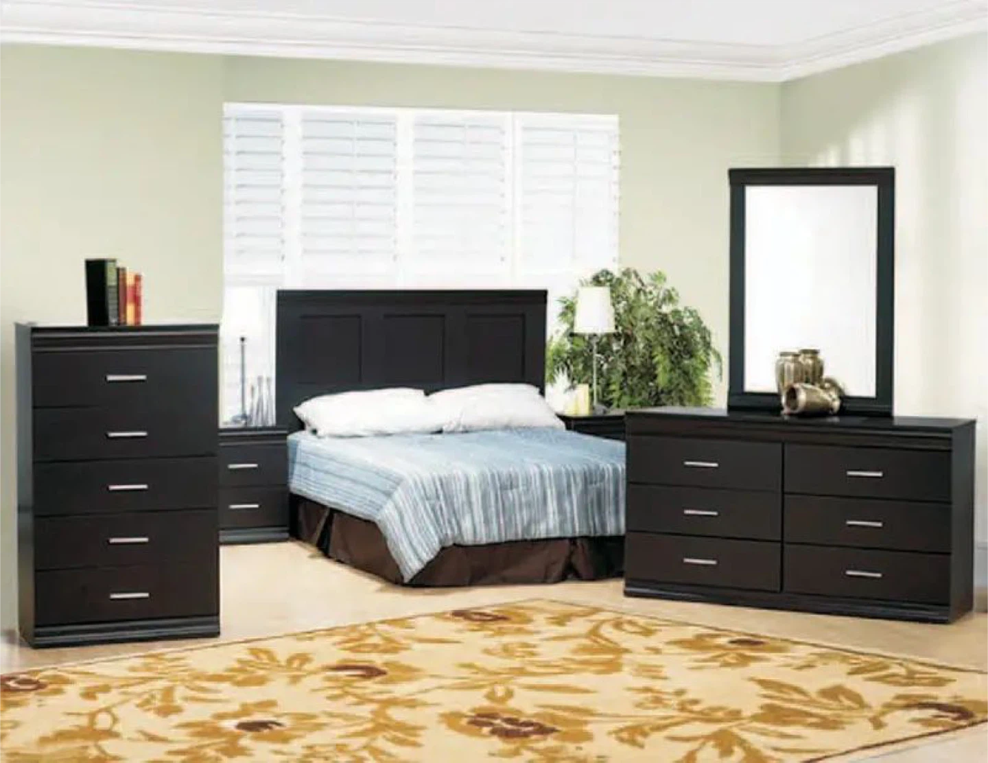 Dark Brown Bedroom Set