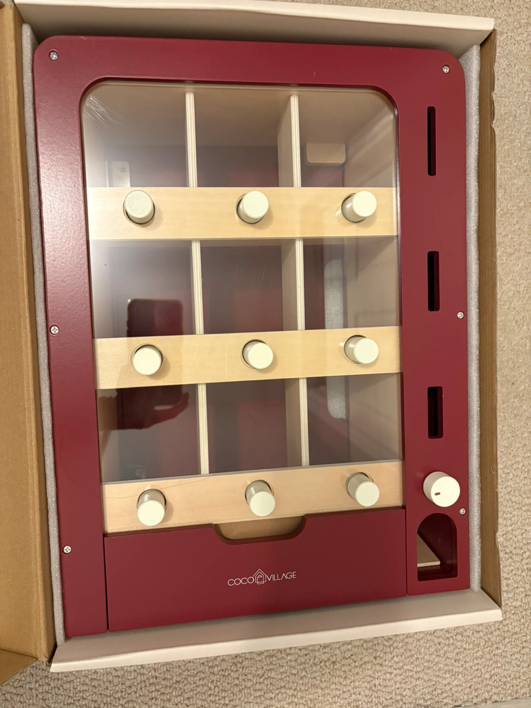coco village wooden play vending machine