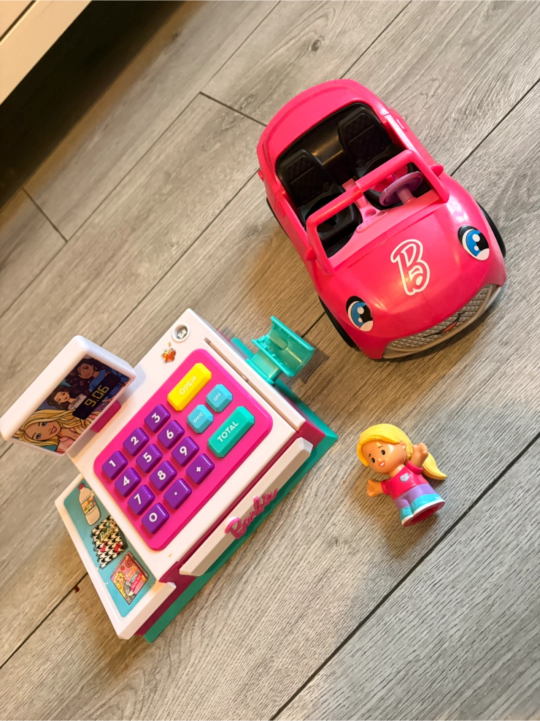 Barbie Toy Cash Register and Car with Figure - photo 2