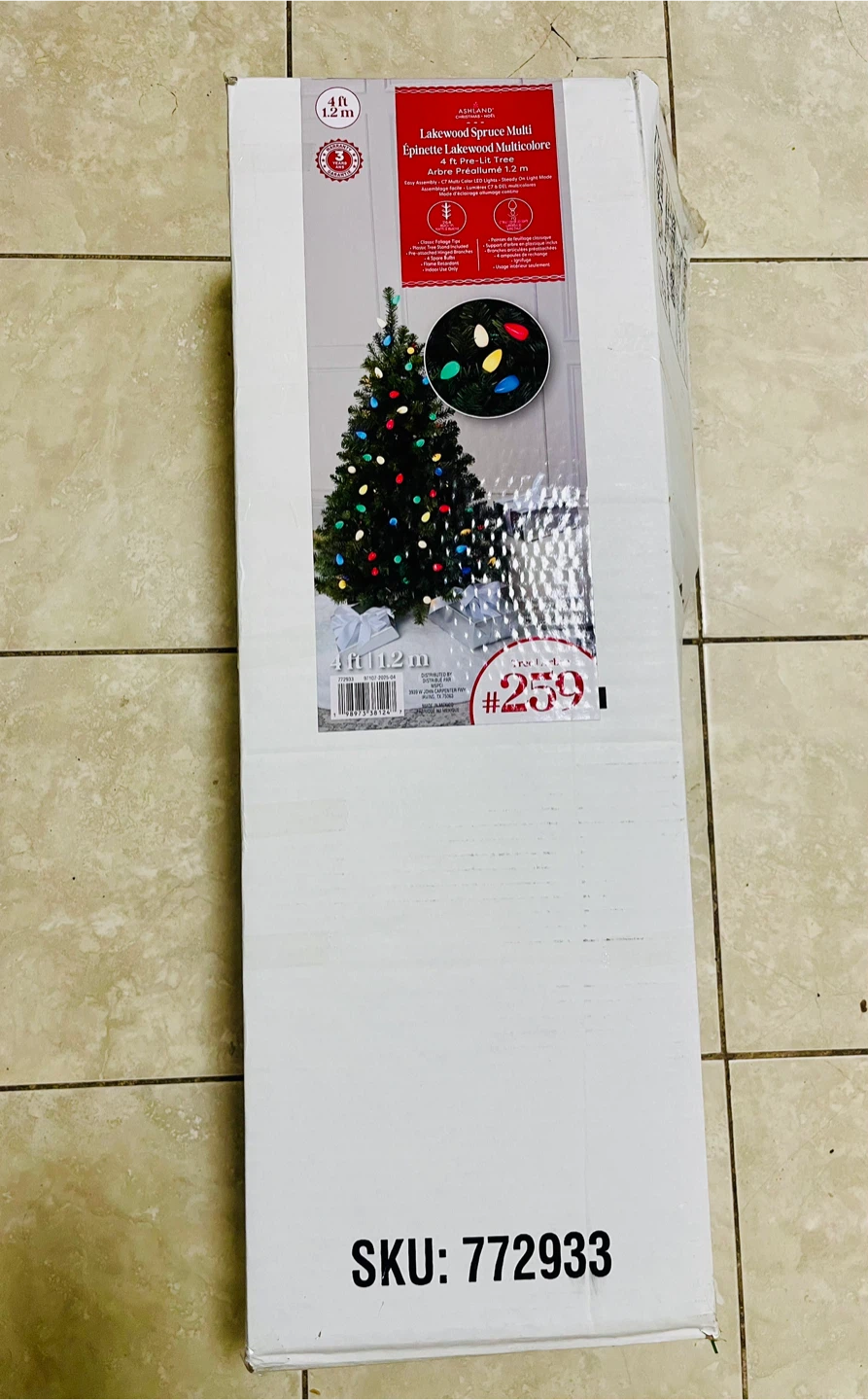 Ashland 4ft Lakewood Spruce Multi-Lit Artificial Christmas Tree - photo 2