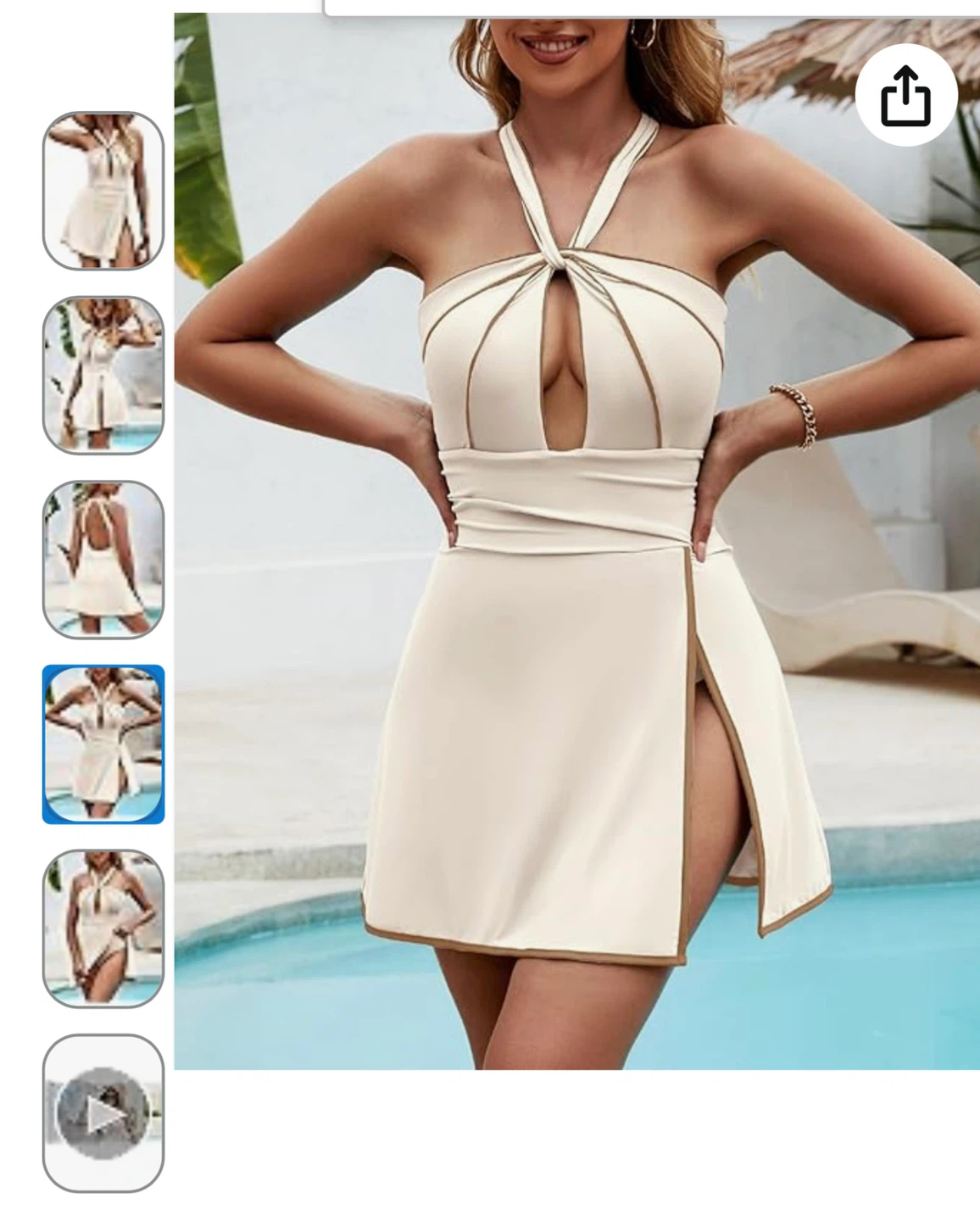 NWT Zilcremo One Piece Swim Dress L - photo 4