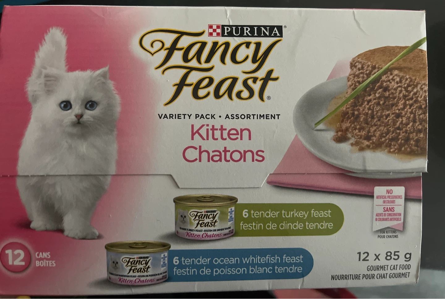Kitten wet food