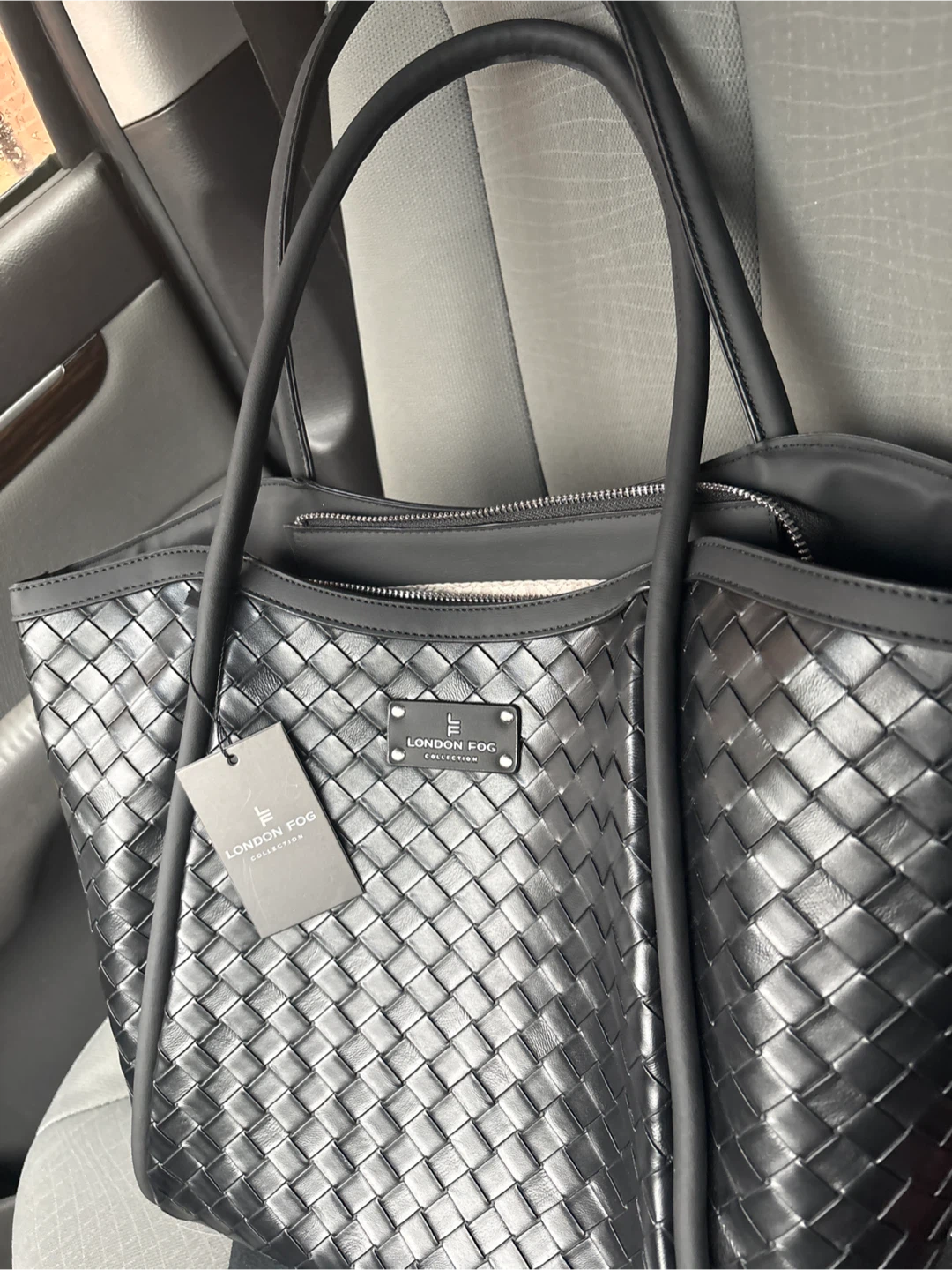 London Fog Woven Tote Bag - photo 2
