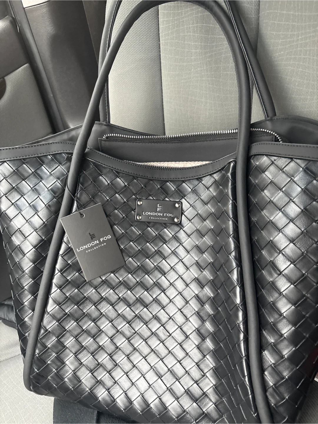 London Fog Woven Tote Bag - photo 4