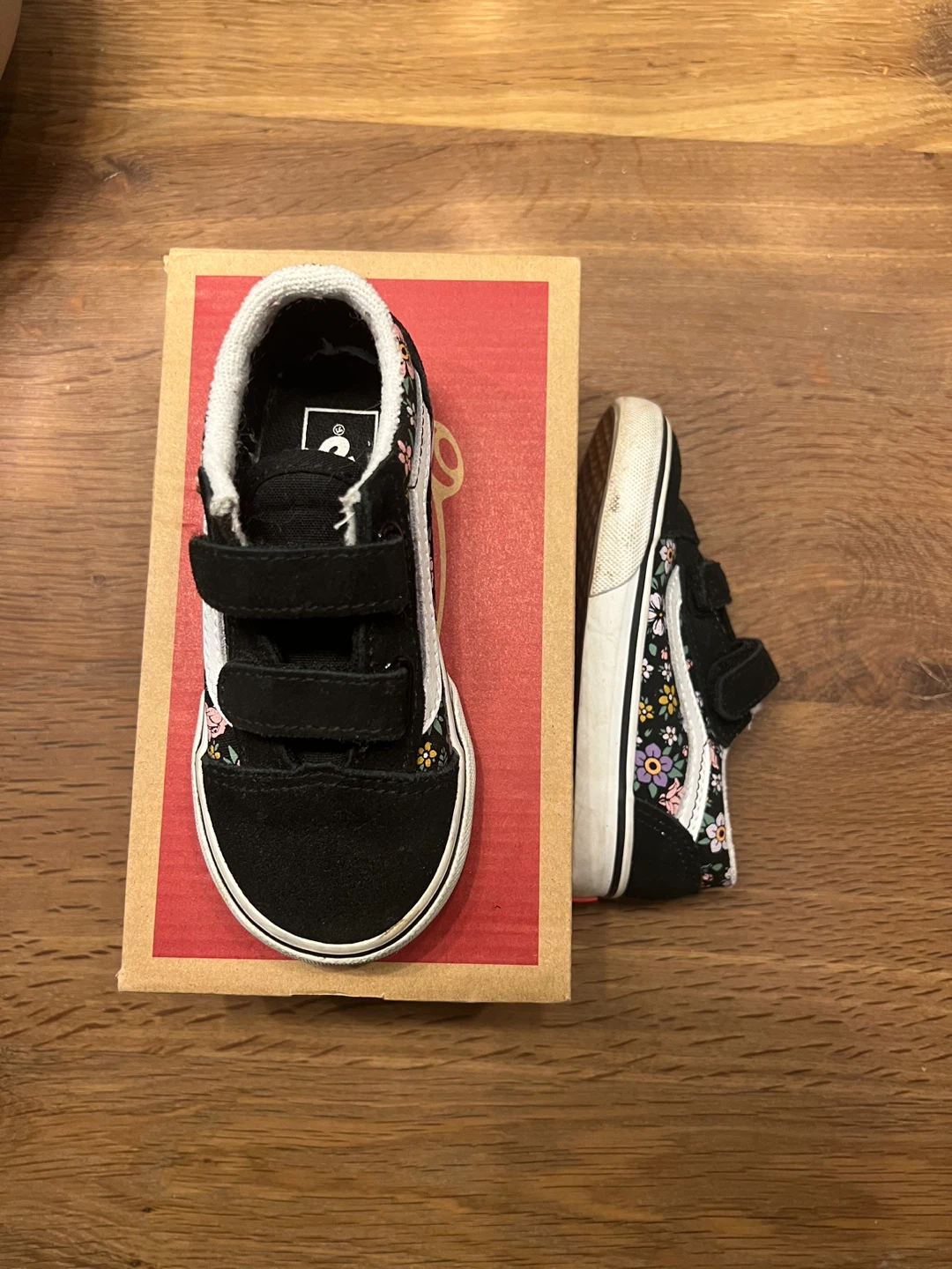 Vans Old Skool V "Fun Floral" Toddler Shoes