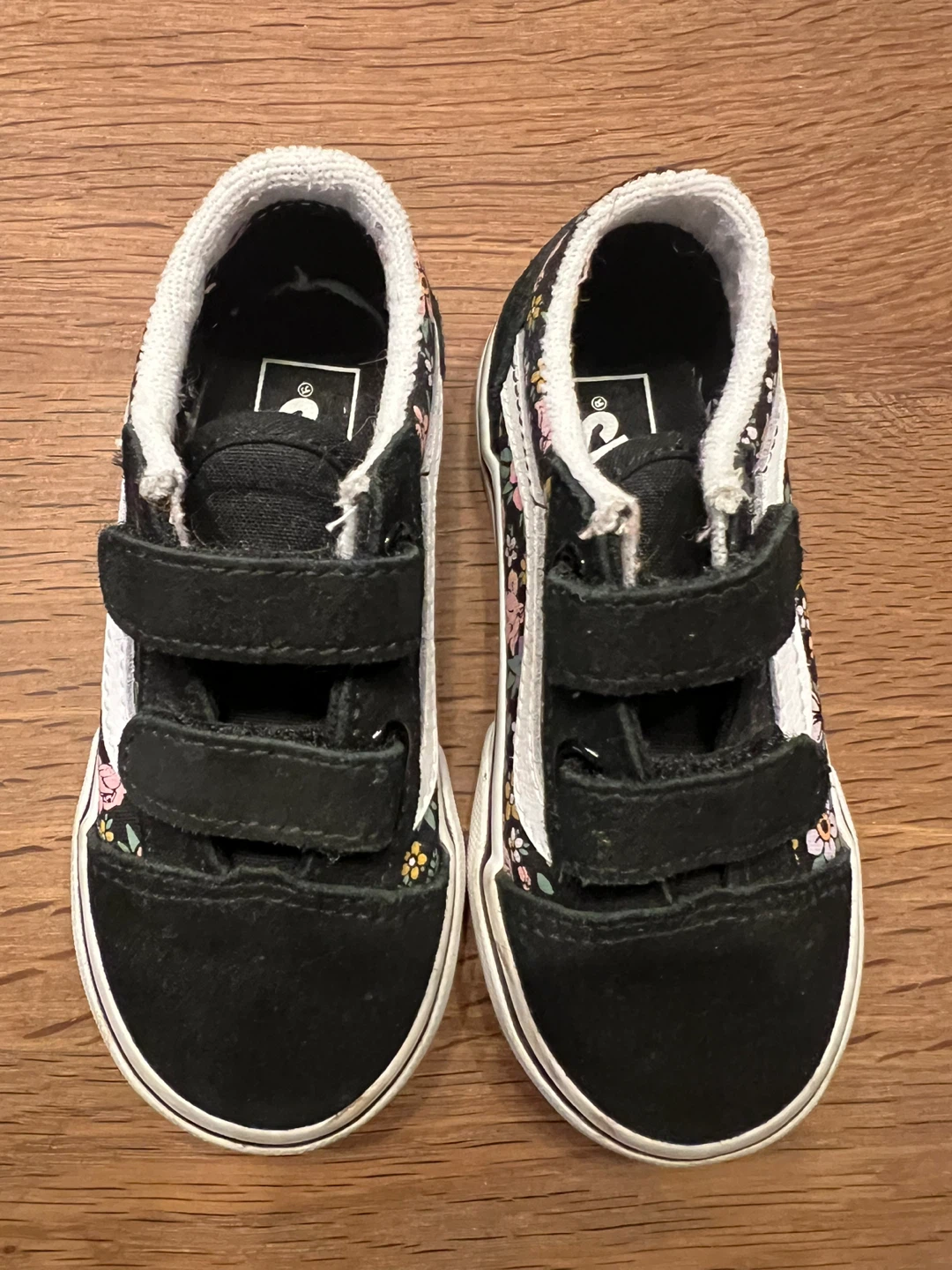 Vans Old Skool V "Fun Floral" Toddler Shoes - photo 2