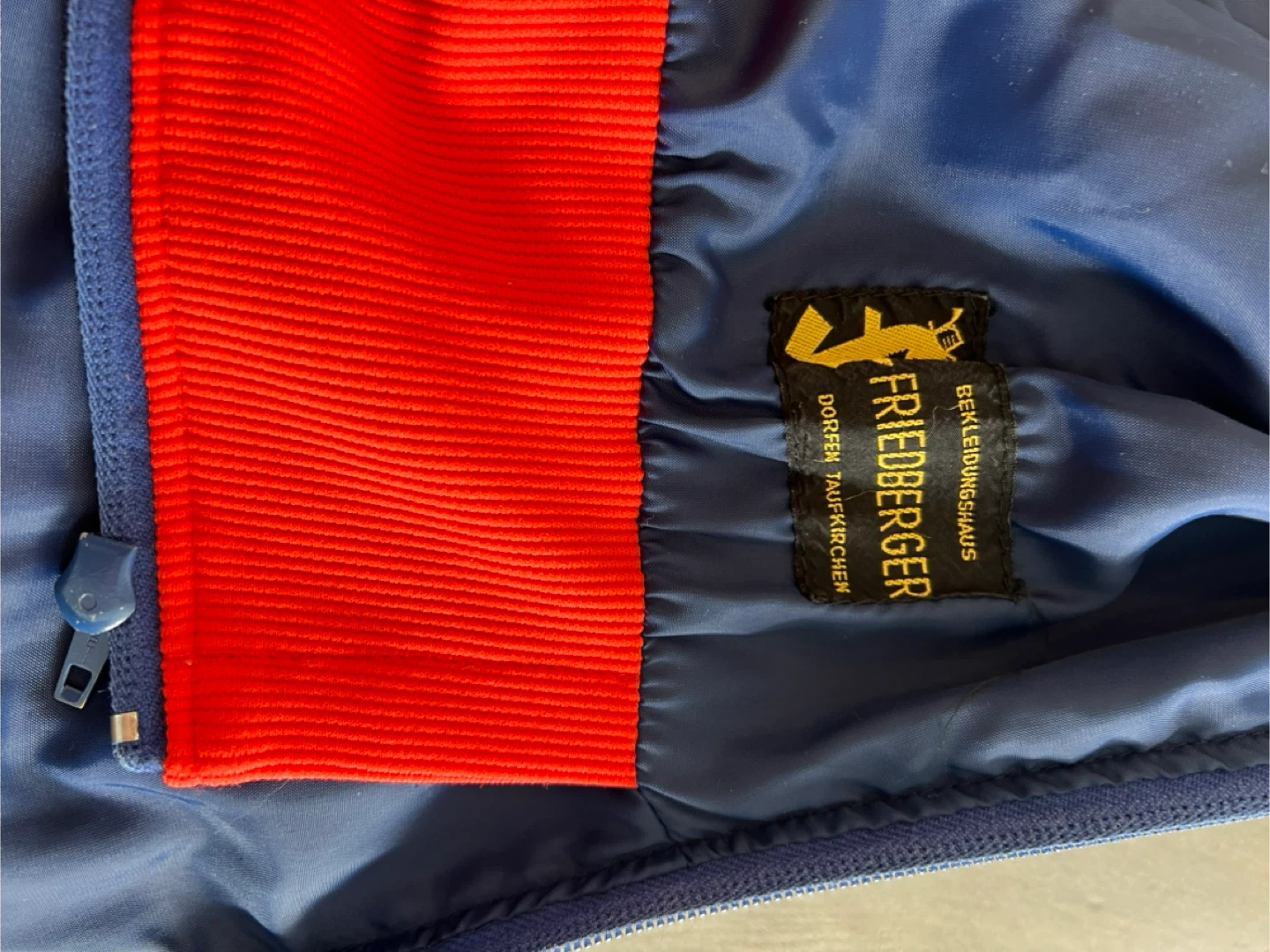 Friedberger Blue & Orange Vintage Ski Jacket - photo 5