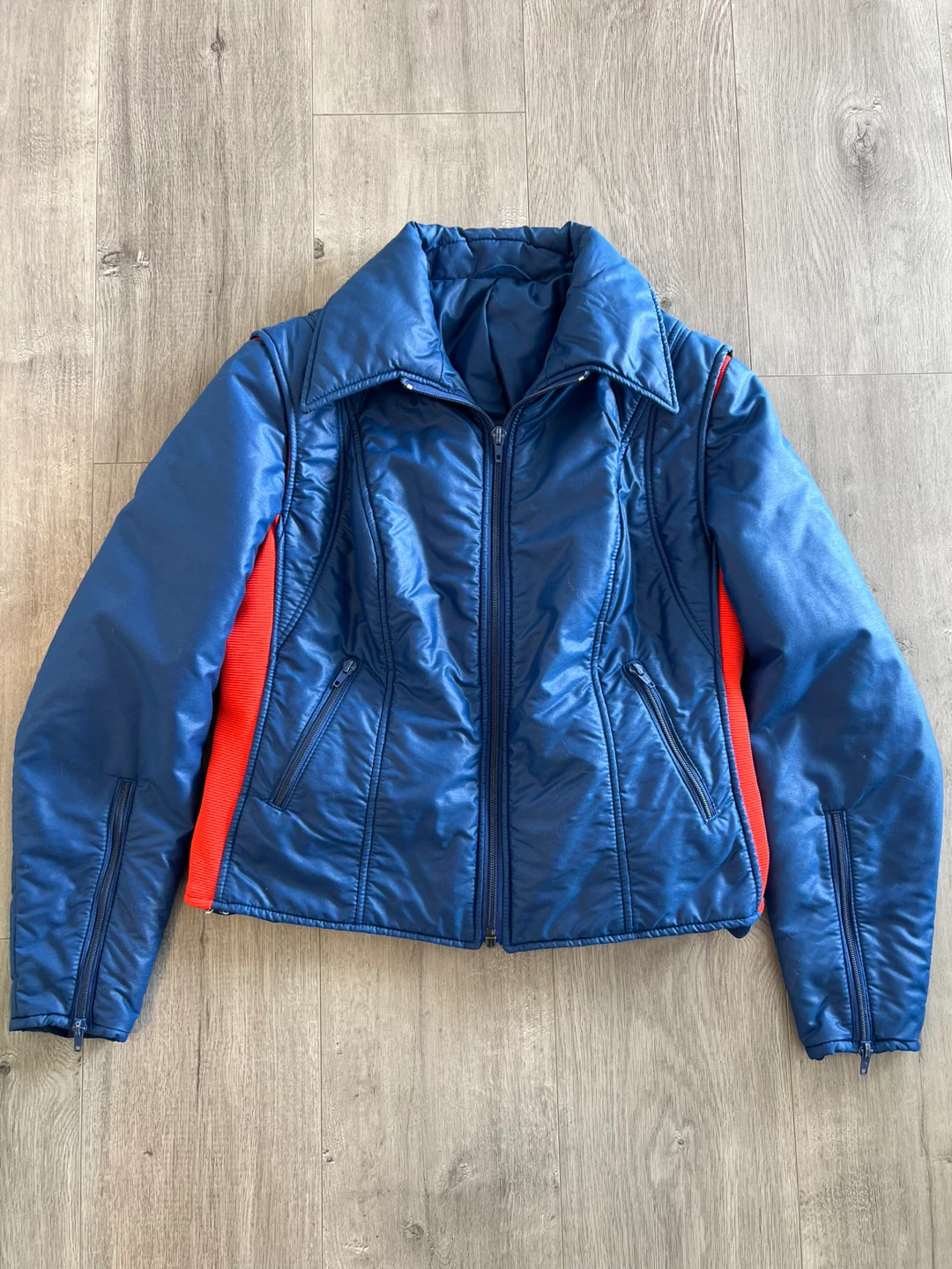 Friedberger Blue & Orange Vintage Ski Jacket