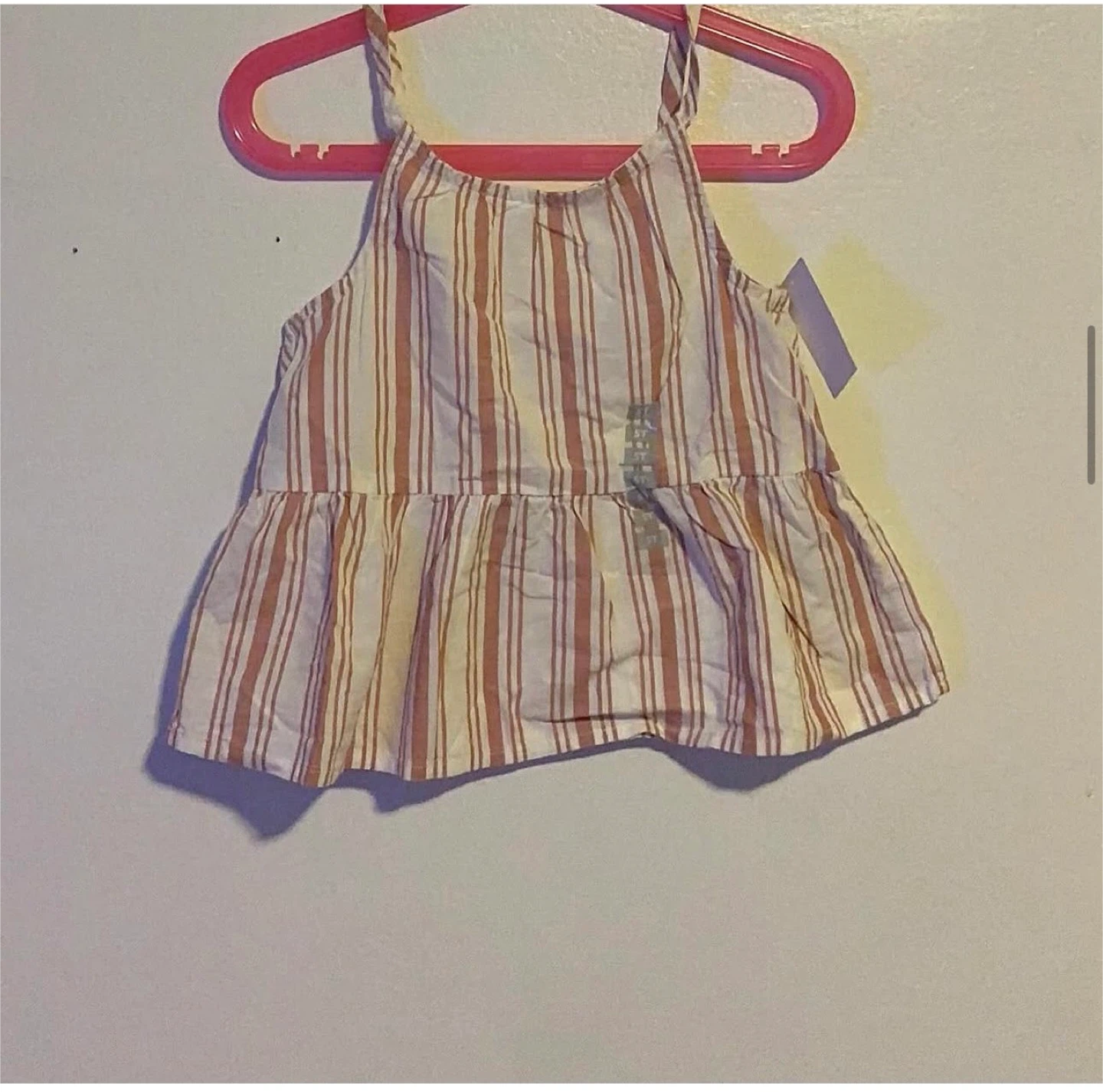 GIRLS  Peplum Tank Top ( SIZE:5T)