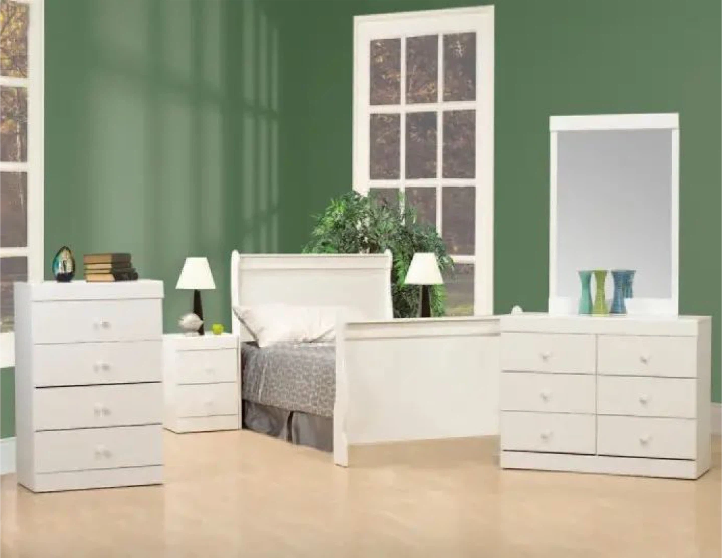 White Bedroom Furniture Set