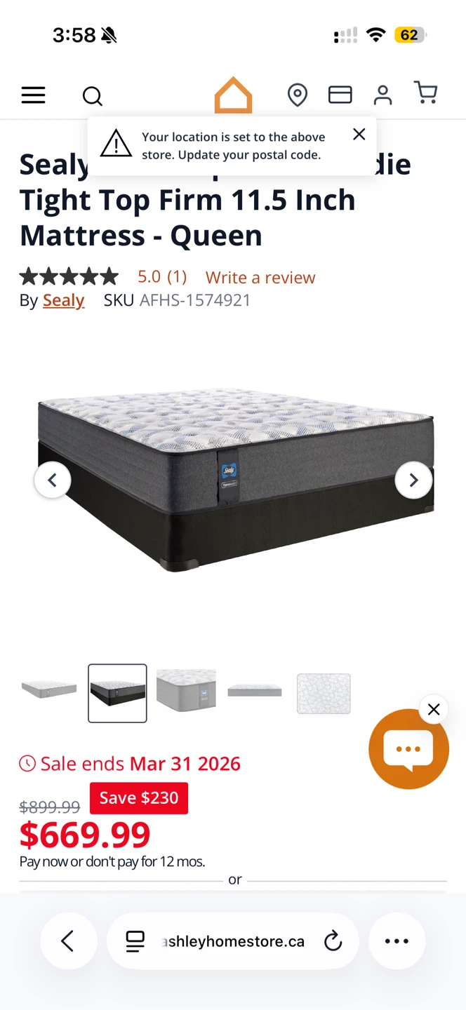 Sealy Posturepedic Mattress - Queen - photo 2