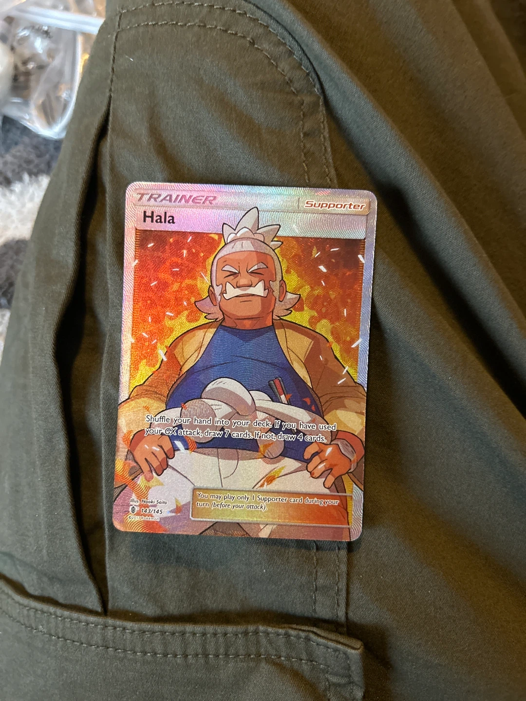 Pokémon TCG Trainer Card - Hala (Full Art) - photo 2