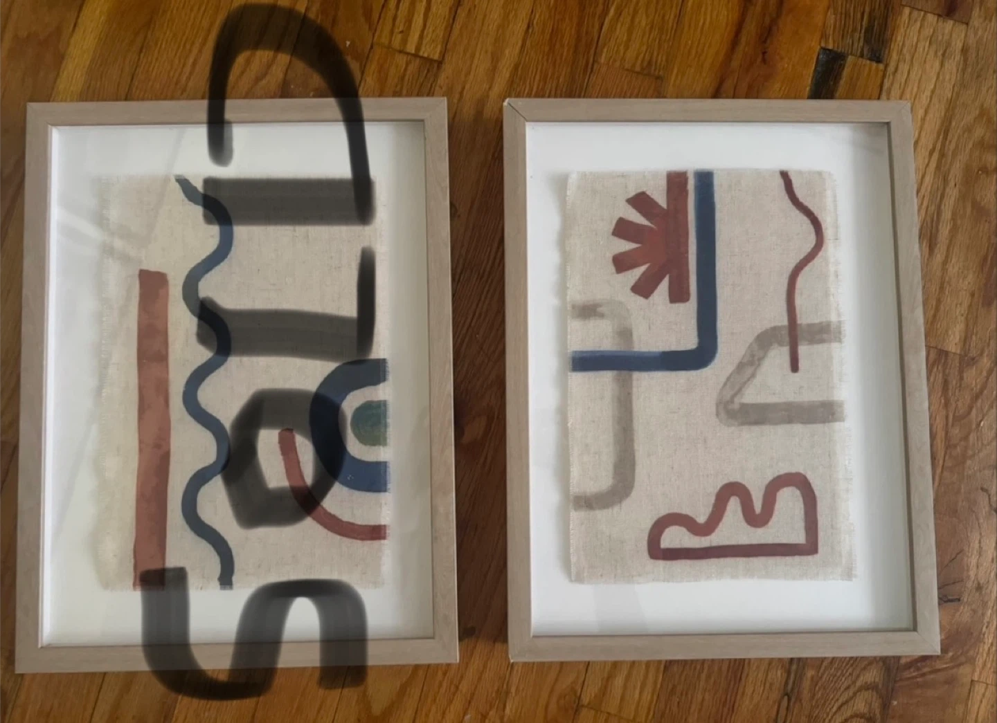 12x16 Framed + Painted on Floating Fabric