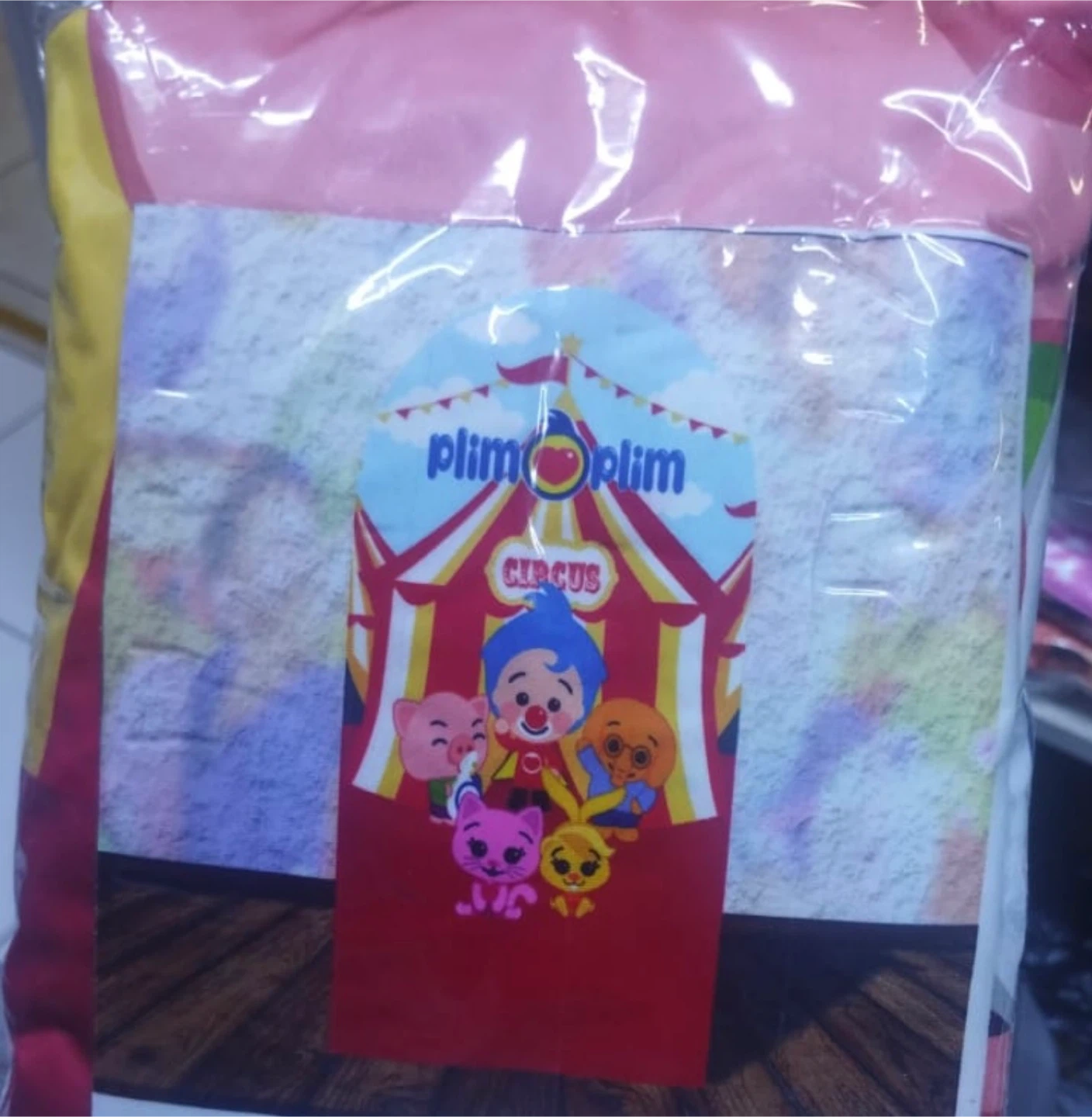 Plim Plim Circus Themed Party Backdrop Banner - photo 3