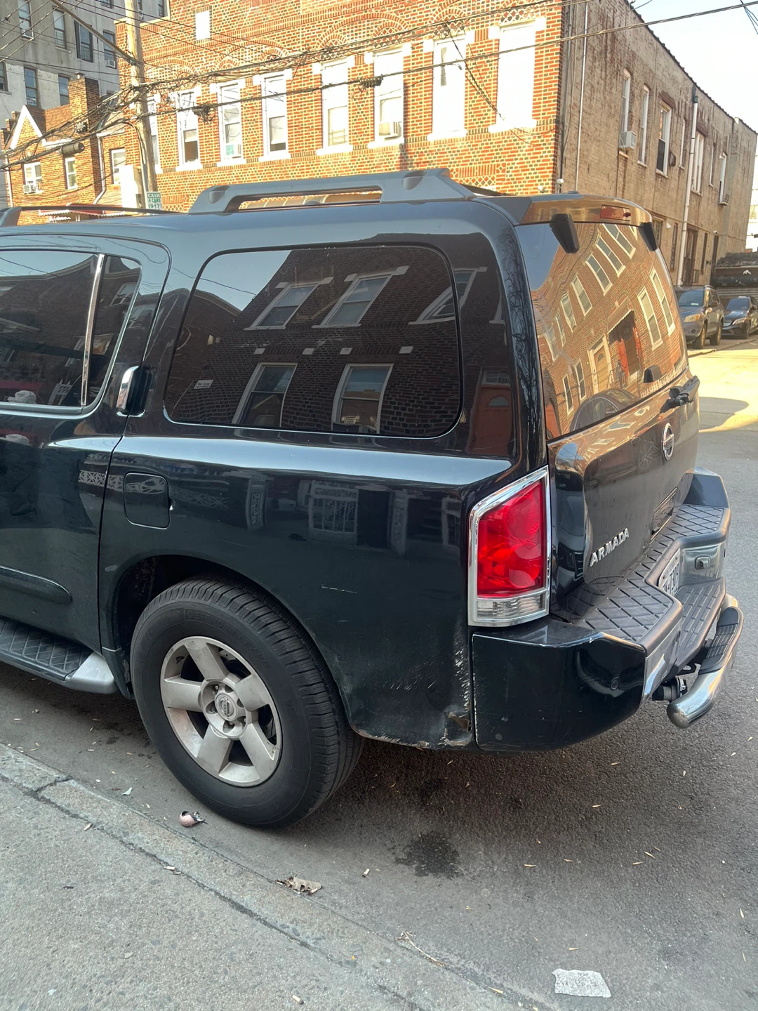 Black Nissan Armada SUV