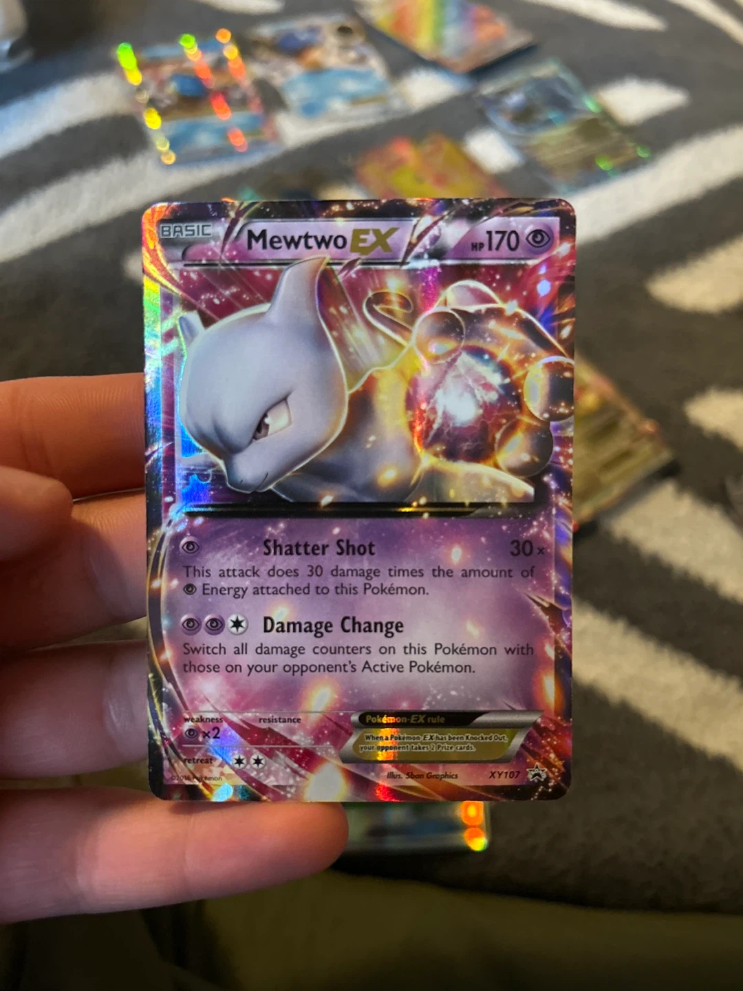 Pokemon TCG Mewtwo EX Card