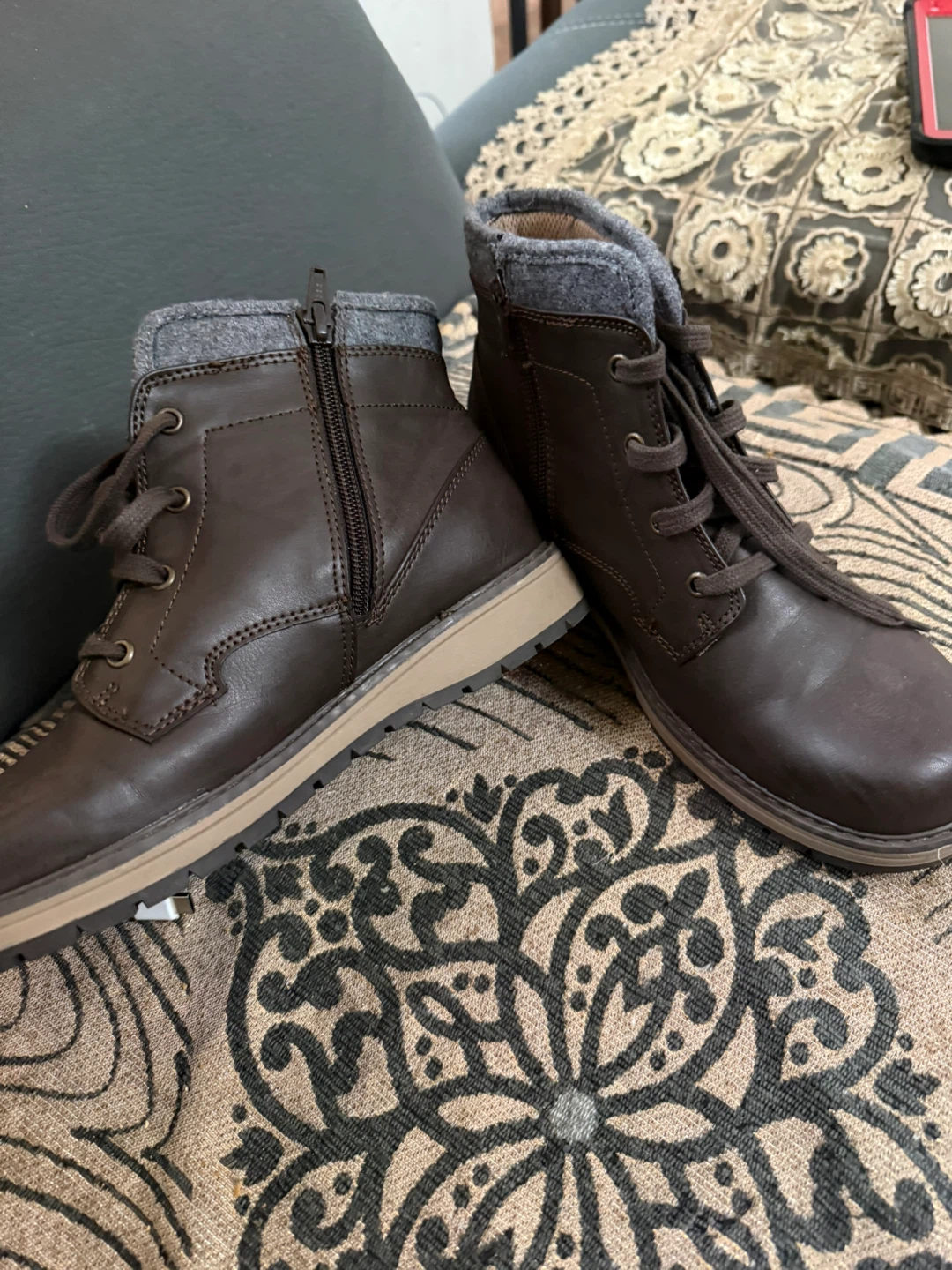 Skechers kids Dark Brown Leather Boots - photo 5