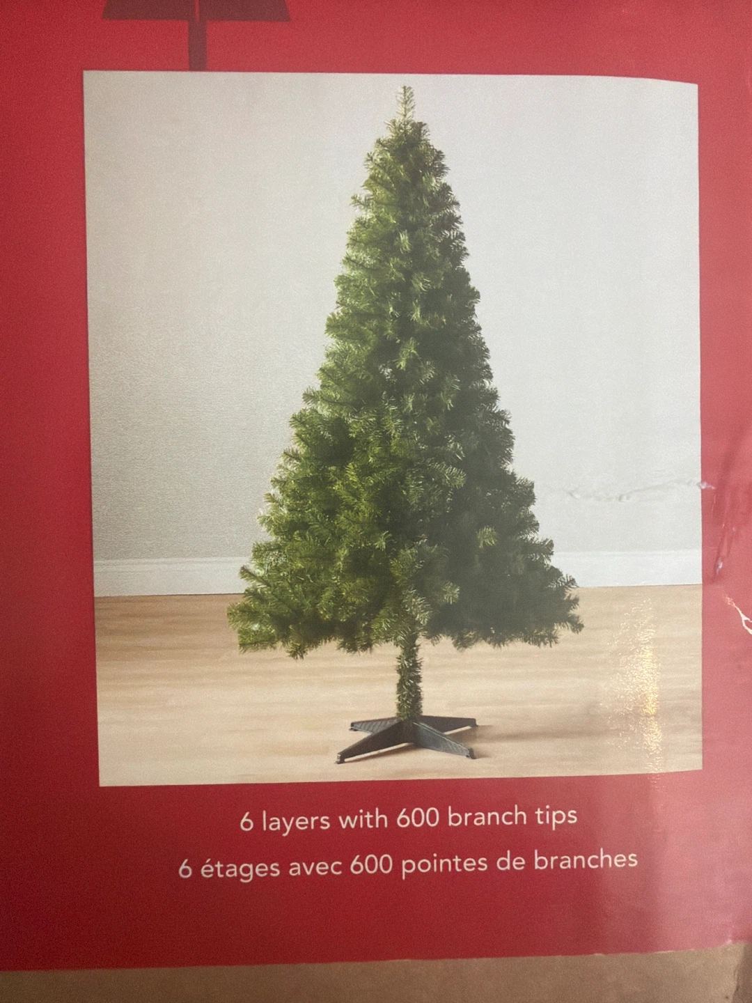 For Living 6' Unlit Mercer Fir Artificial Christmas Tree - photo 4