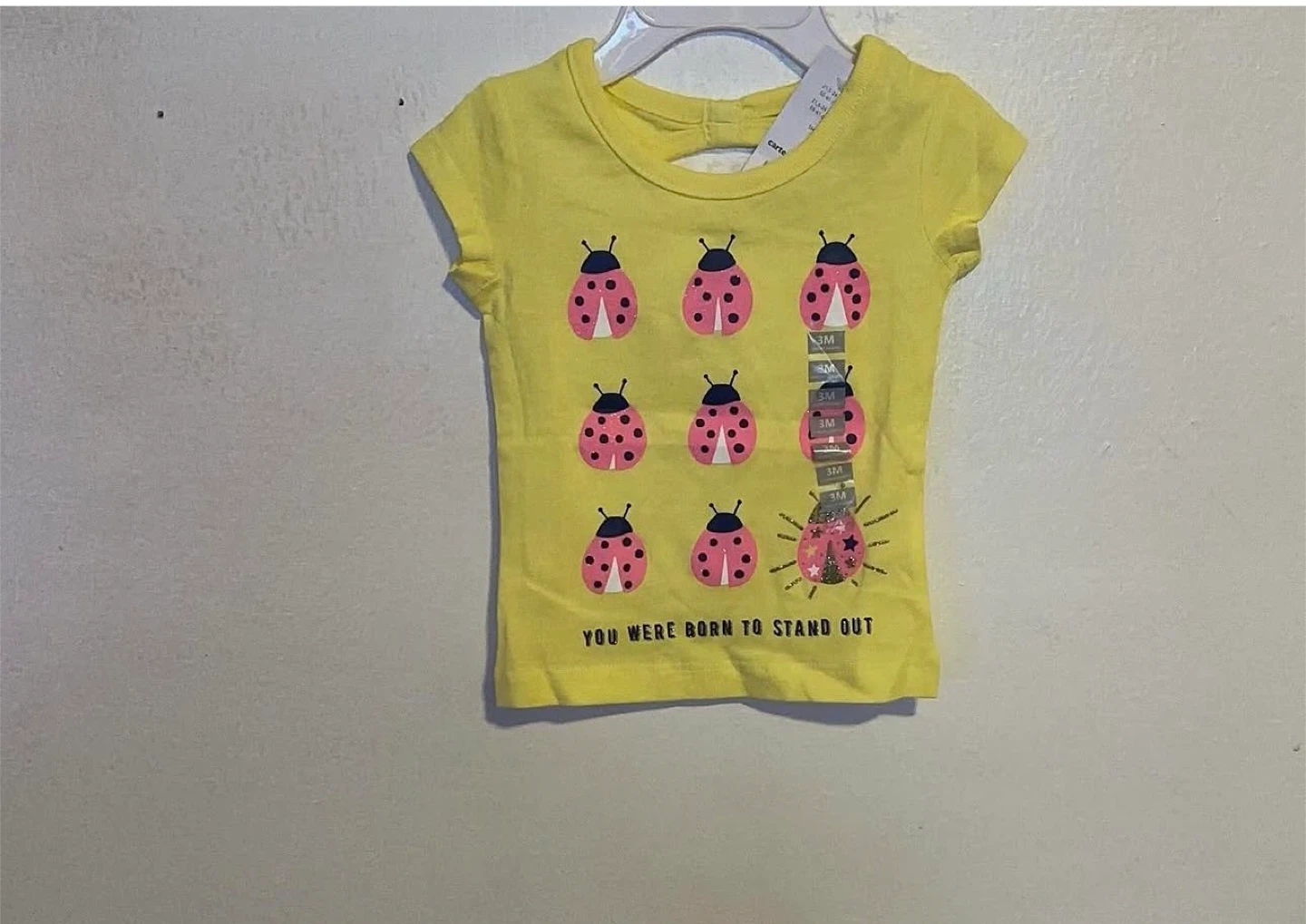 GIRLS TSHIRT (SIZE: 3 MONTHS