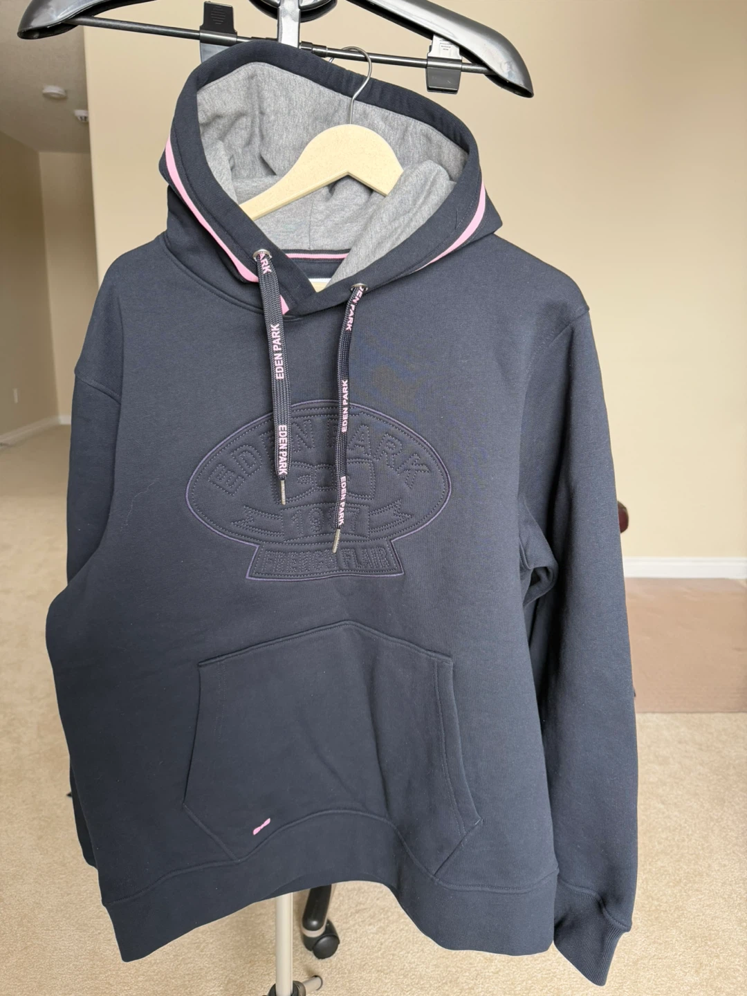 Eden Park Navy Hoodie - Size L
