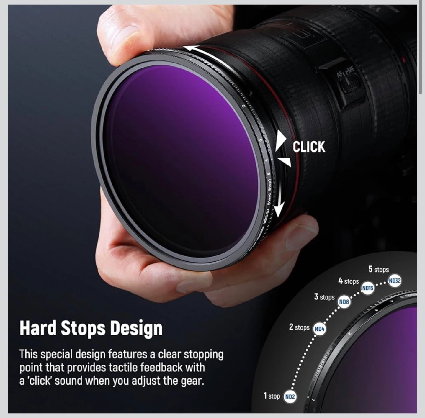 Neewer 67mm True Colors Variable ND Filter ND2-32 - photo 2