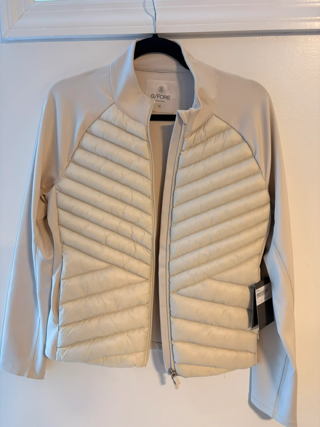 G/FORE Quilted Interlock Jacket - Women's Medium - Cream - photo 5