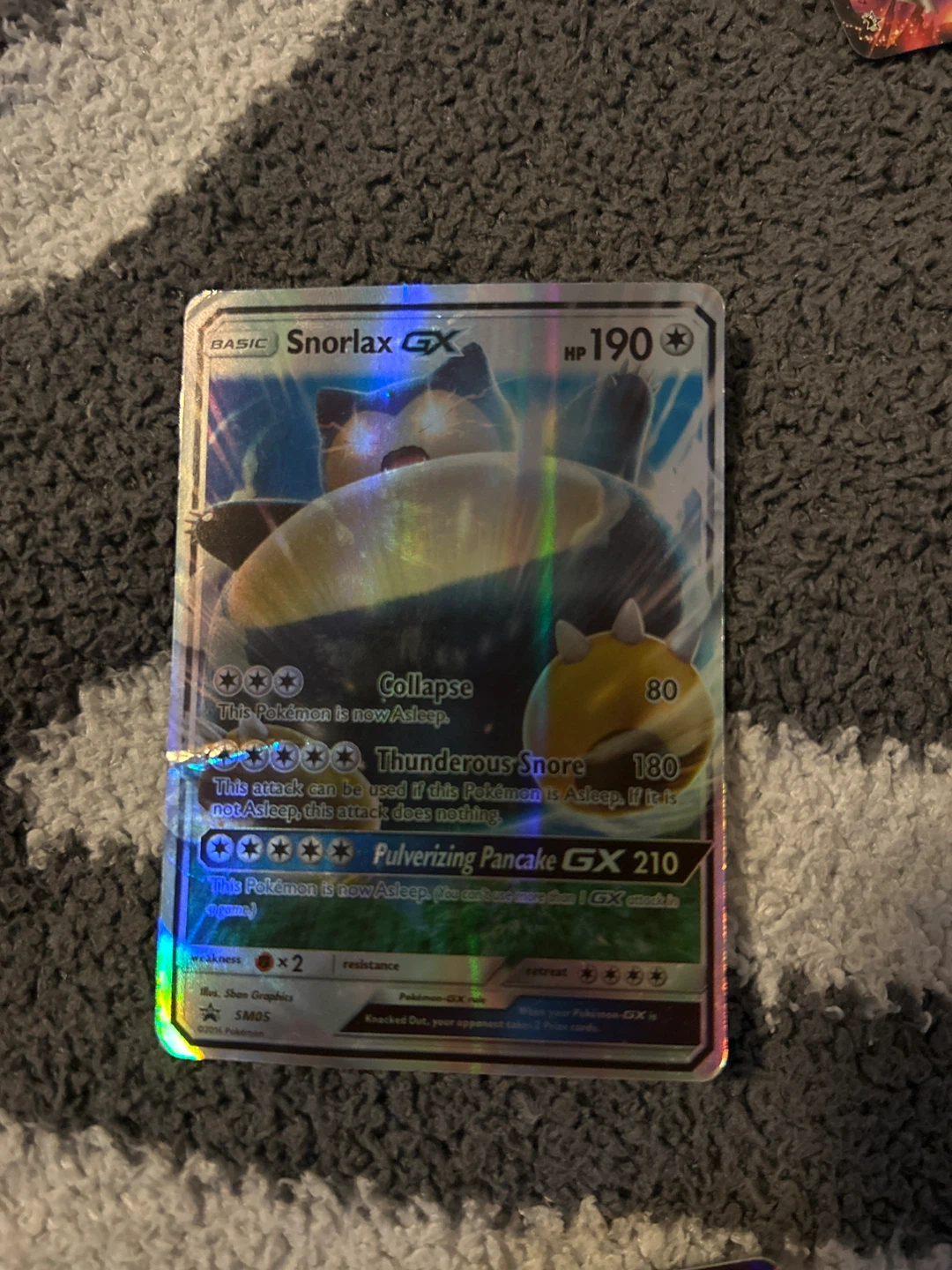 Pokémon Snorlax GX Trading Card