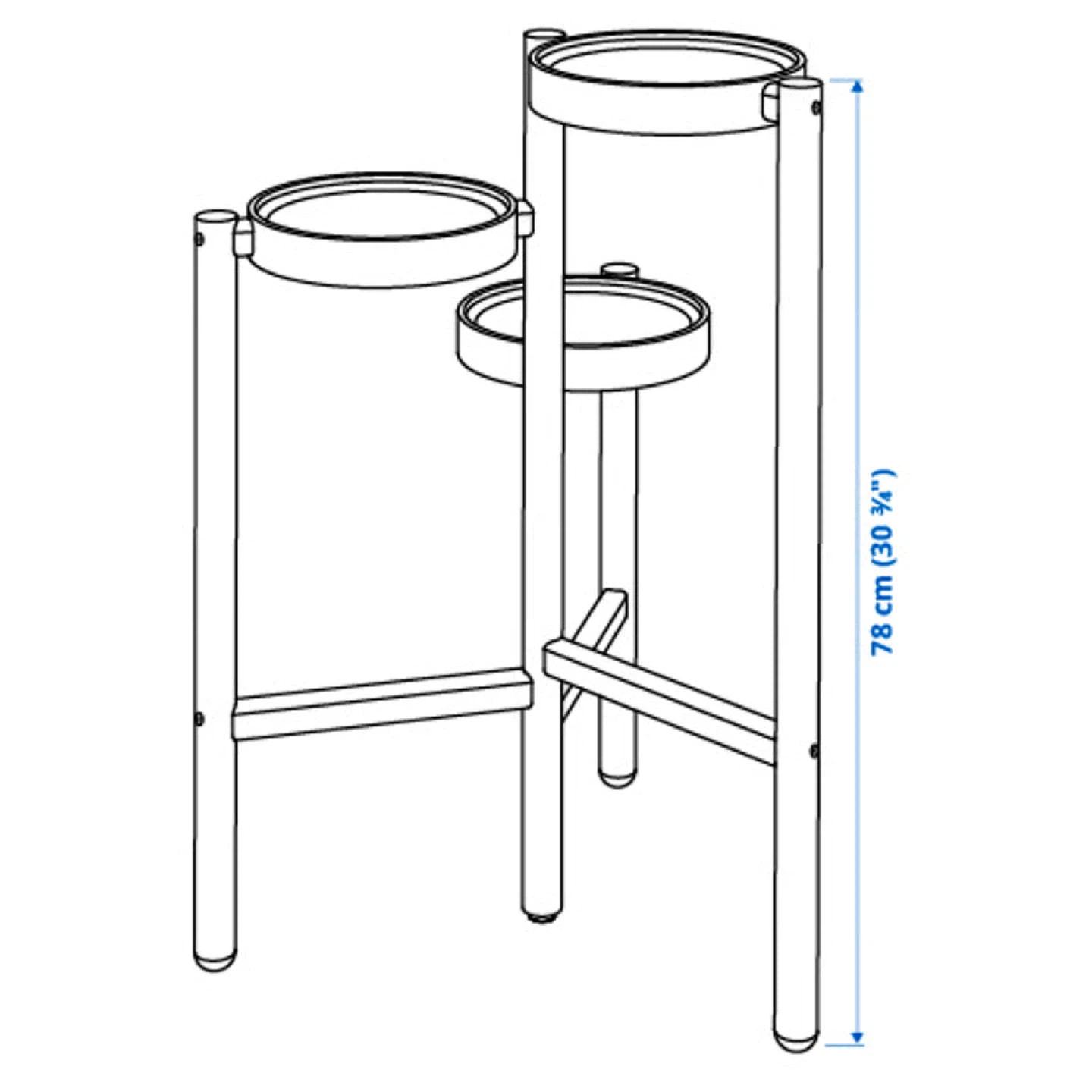 Bamboo Plant Stand - photo 2