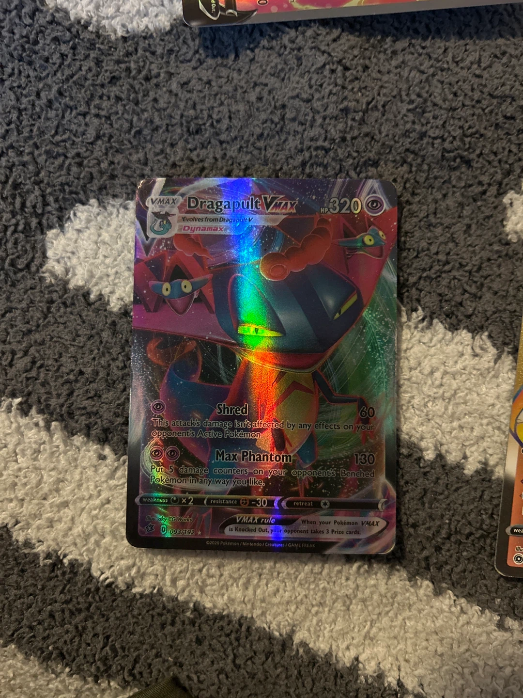 Pokémon Dragapult VMAX Trading Card