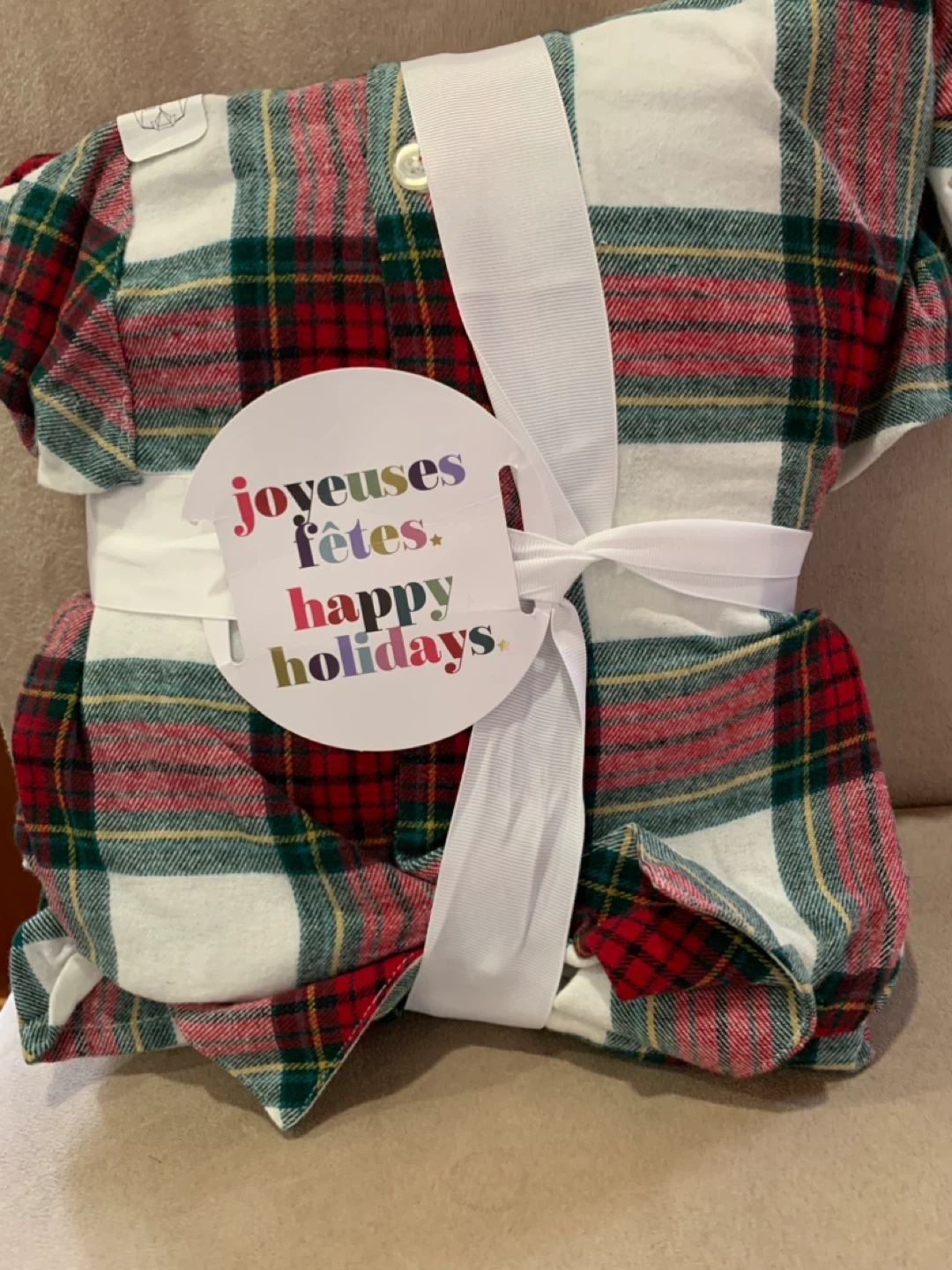 Plus size Plaid Pajamas