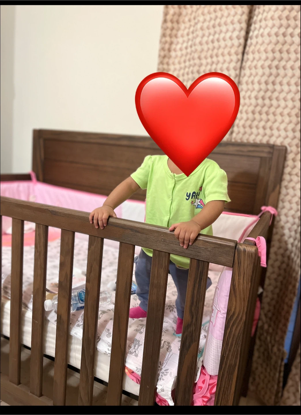 Wooden Baby Crib with Mattress - photo 4