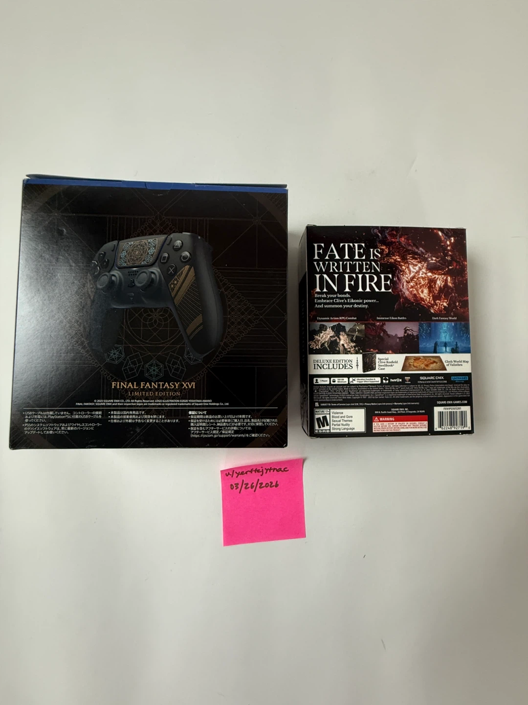 PS5 FINAL FANTASY XVI Deluxe Edition + Controller Bundle - photo 2