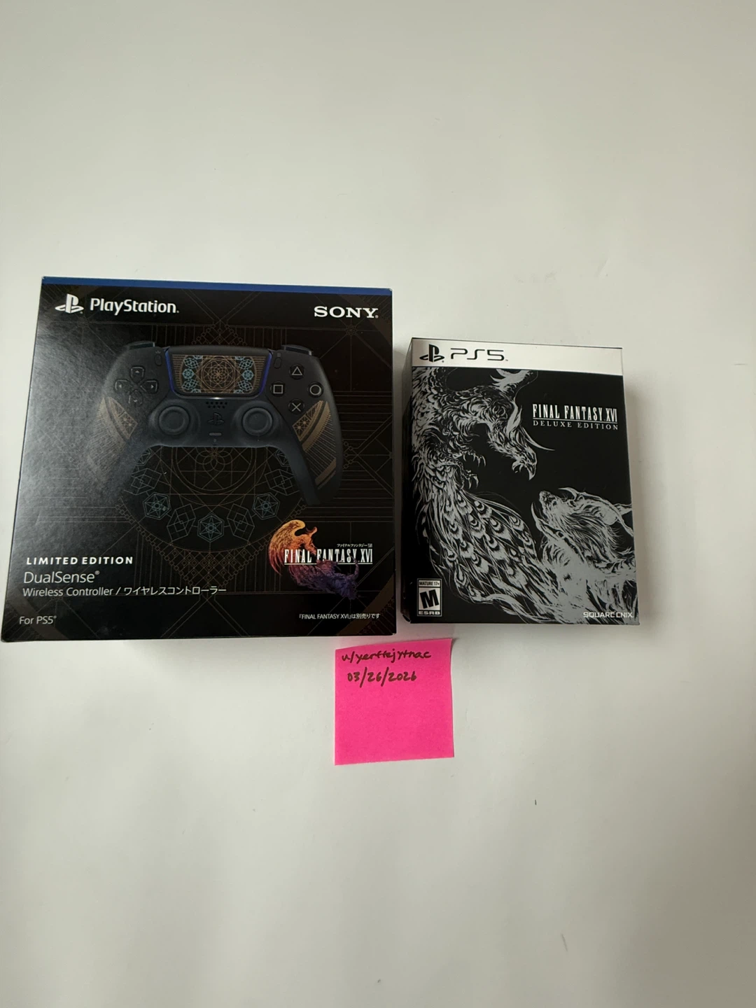 PS5 FINAL FANTASY XVI Deluxe Edition + Controller Bundle