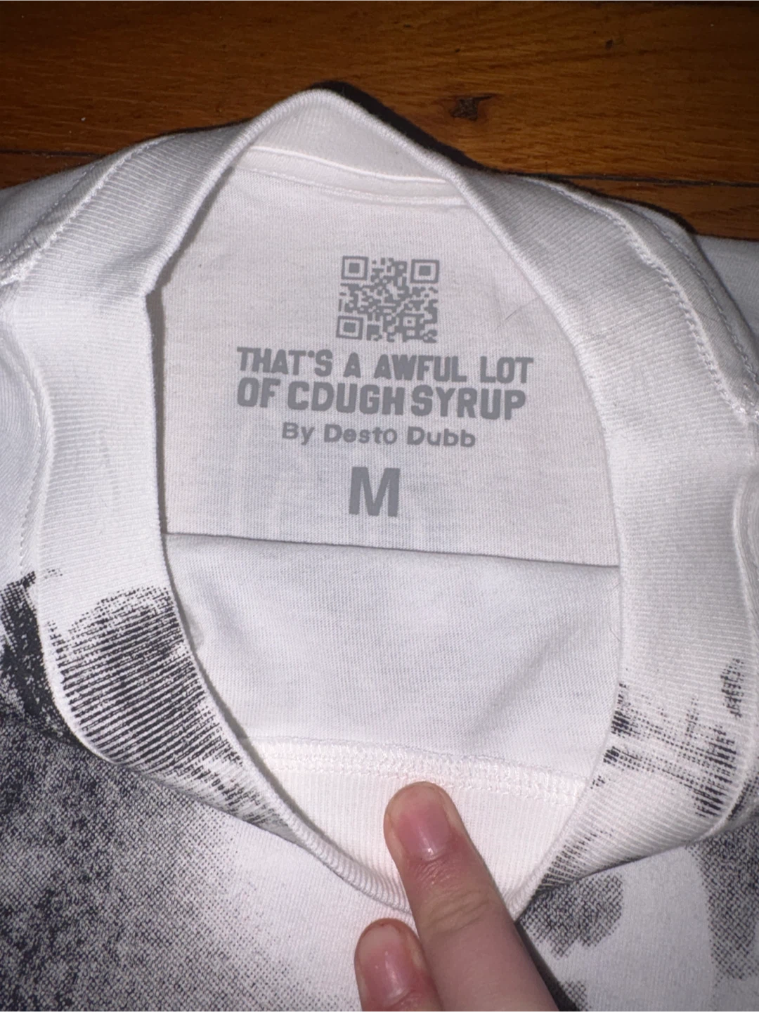 Desto Dubb "That's A Awful Lot Of Cough Syrup" Graphic T-Shirt - photo 3