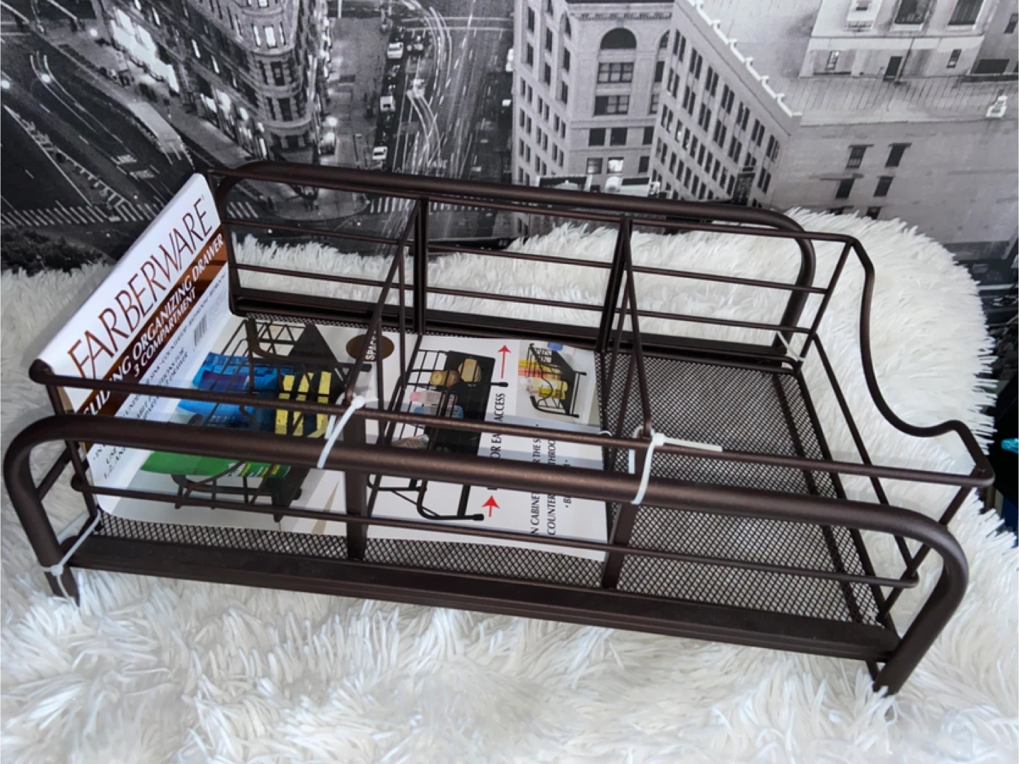 Farberware Sliding Organizing Drawer - 3 Compartment
