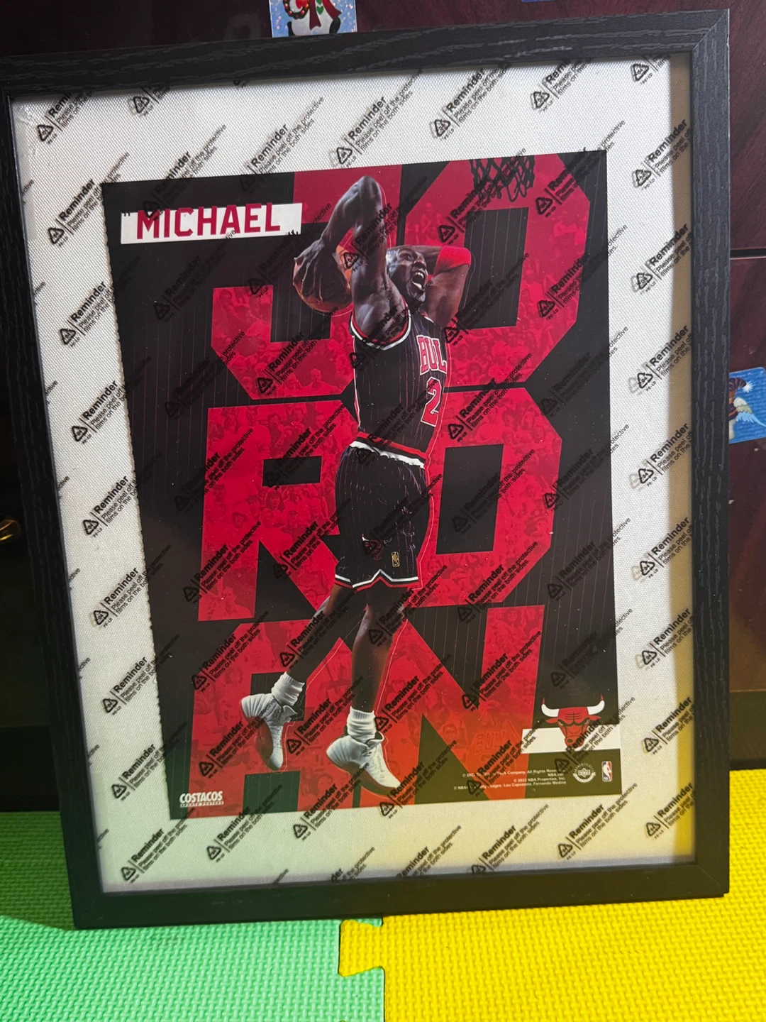 Framed Michael Jordan Quote and Photo