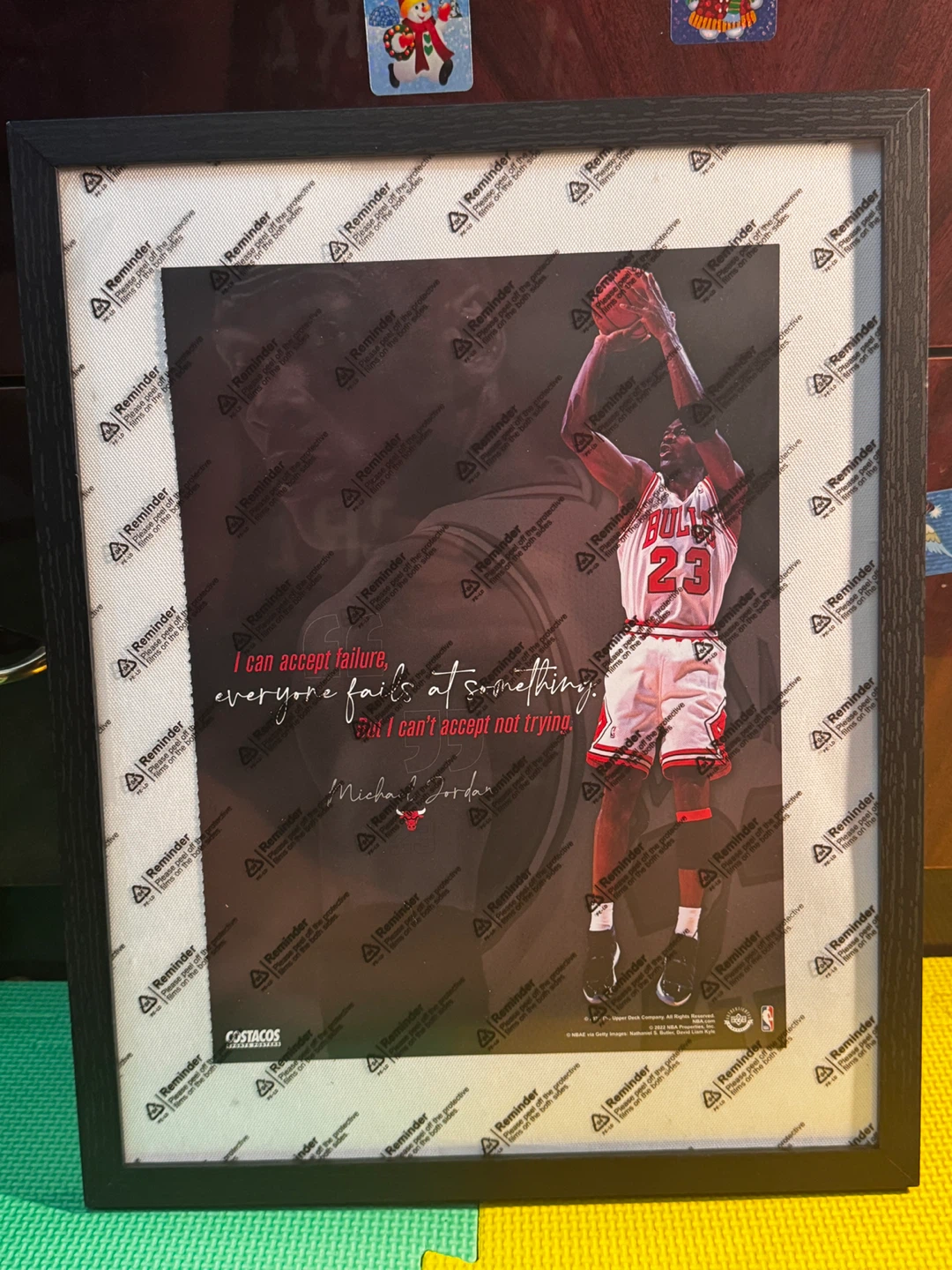 Framed Michael Jordan Quote and Photo - photo 3