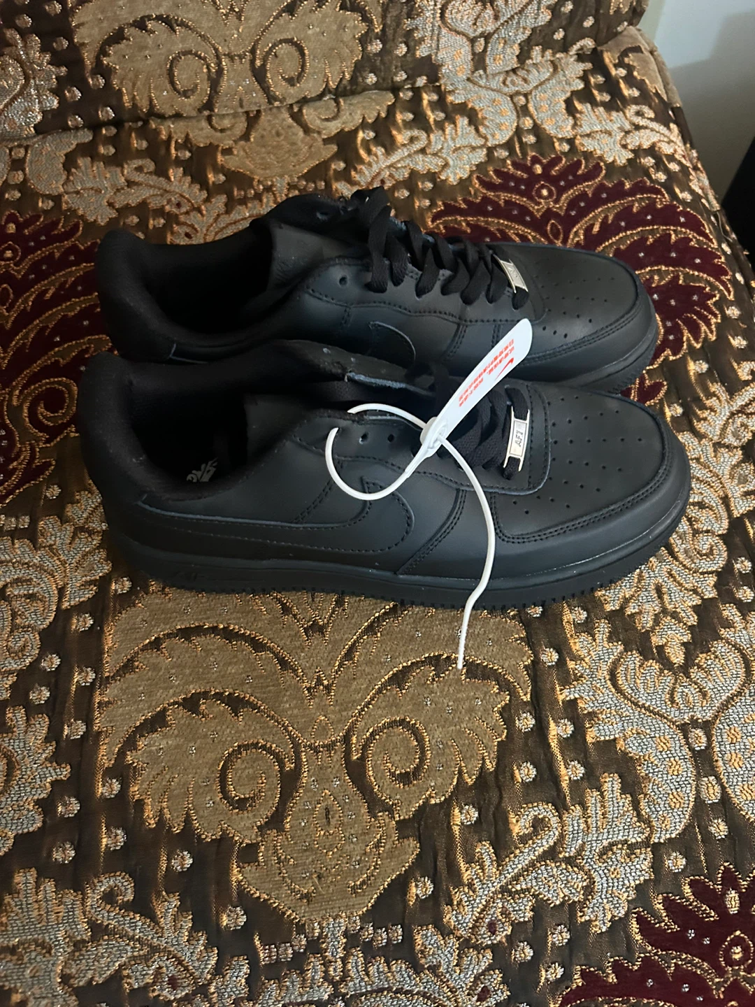 Nike Air Force 1 Mid Black Sneakers - photo 2