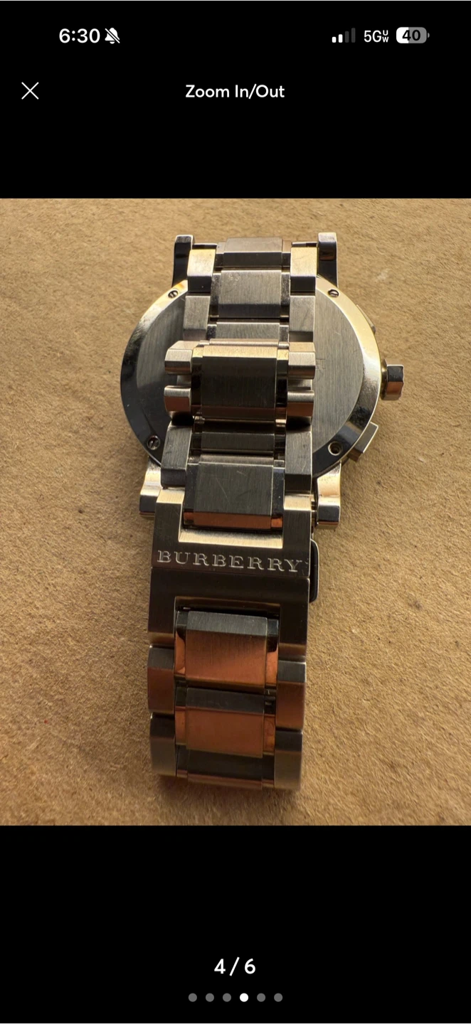 Burberry Men's Chronograph Watch - Blue Dial - photo 2
