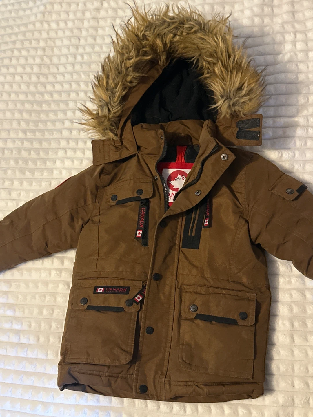Canada Weathergear Boys Brown Parka