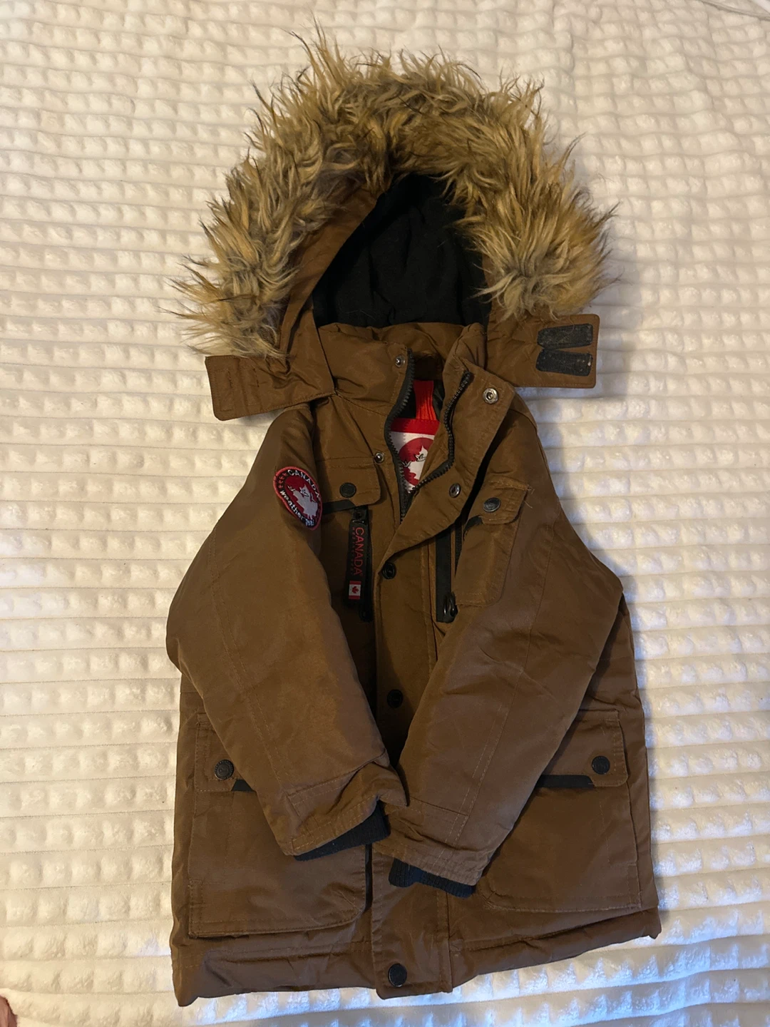 Canada Weathergear Boys Brown Parka - photo 2