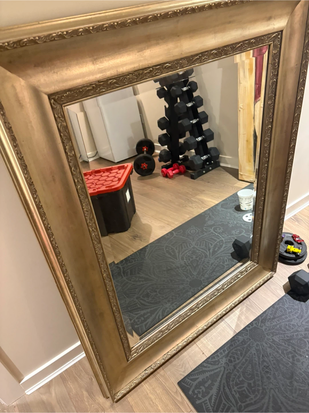 Gold Ornate Wall Mirror
