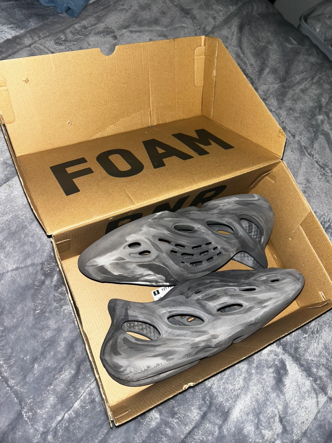 Adidas Yeezy Foam Runner Grey Marble Size 10