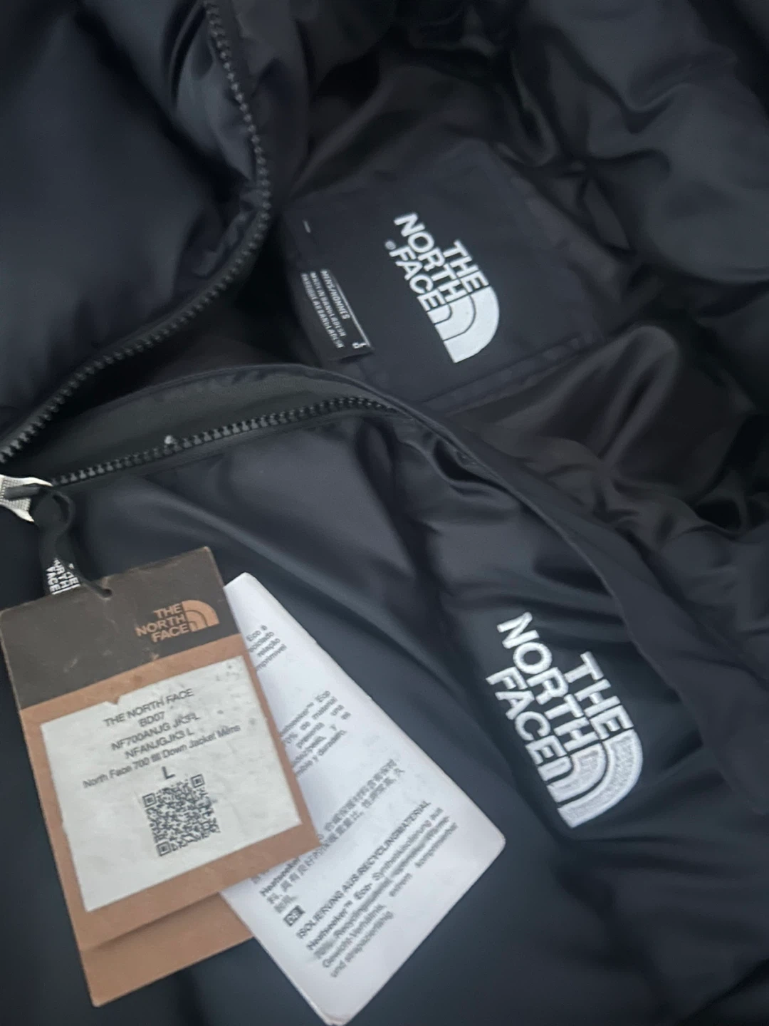 The North Face 700 Fill Down Jacket - Black - Size L - photo 2