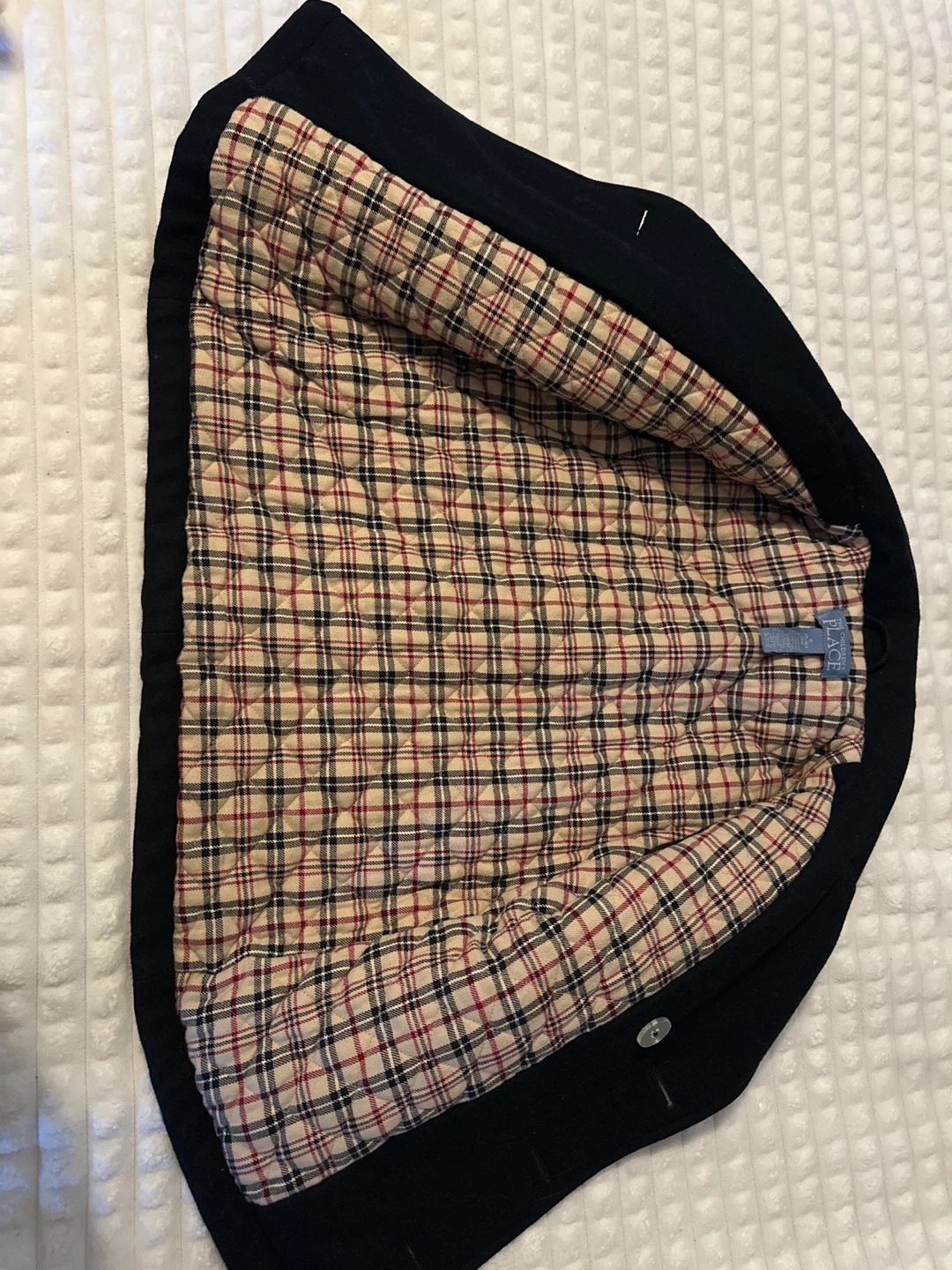 The Children's Place Black Double Breasted Peacoat Size S (5/6) - photo 2