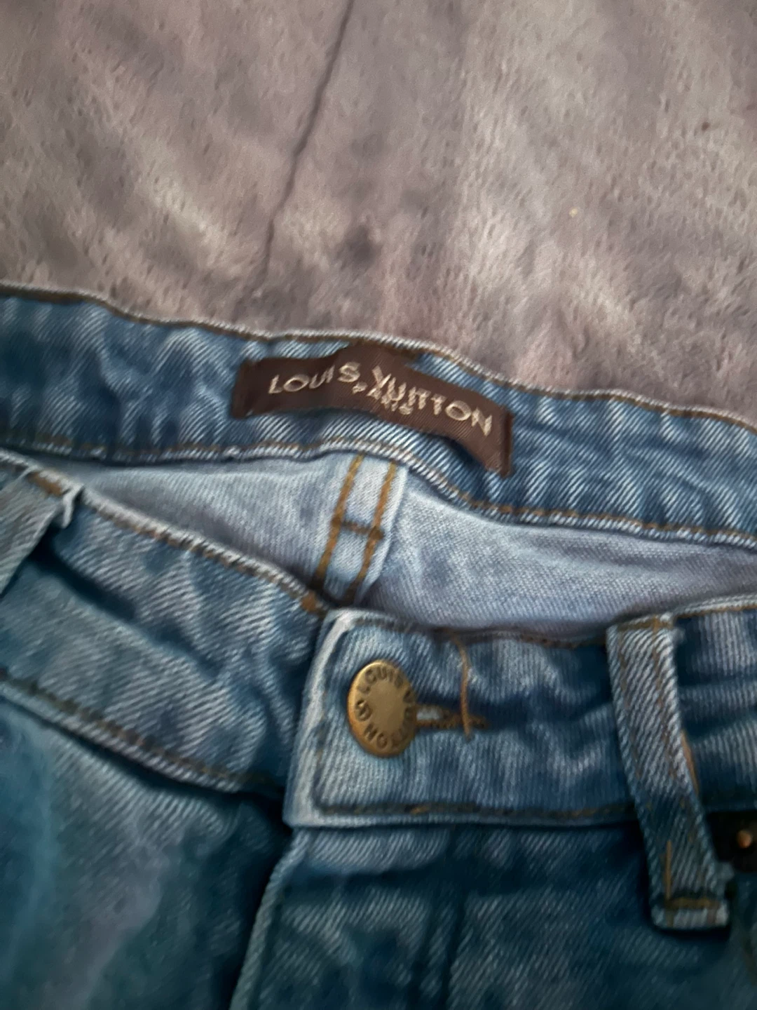 Louis Vuitton Blue Denim Jeans - photo 2